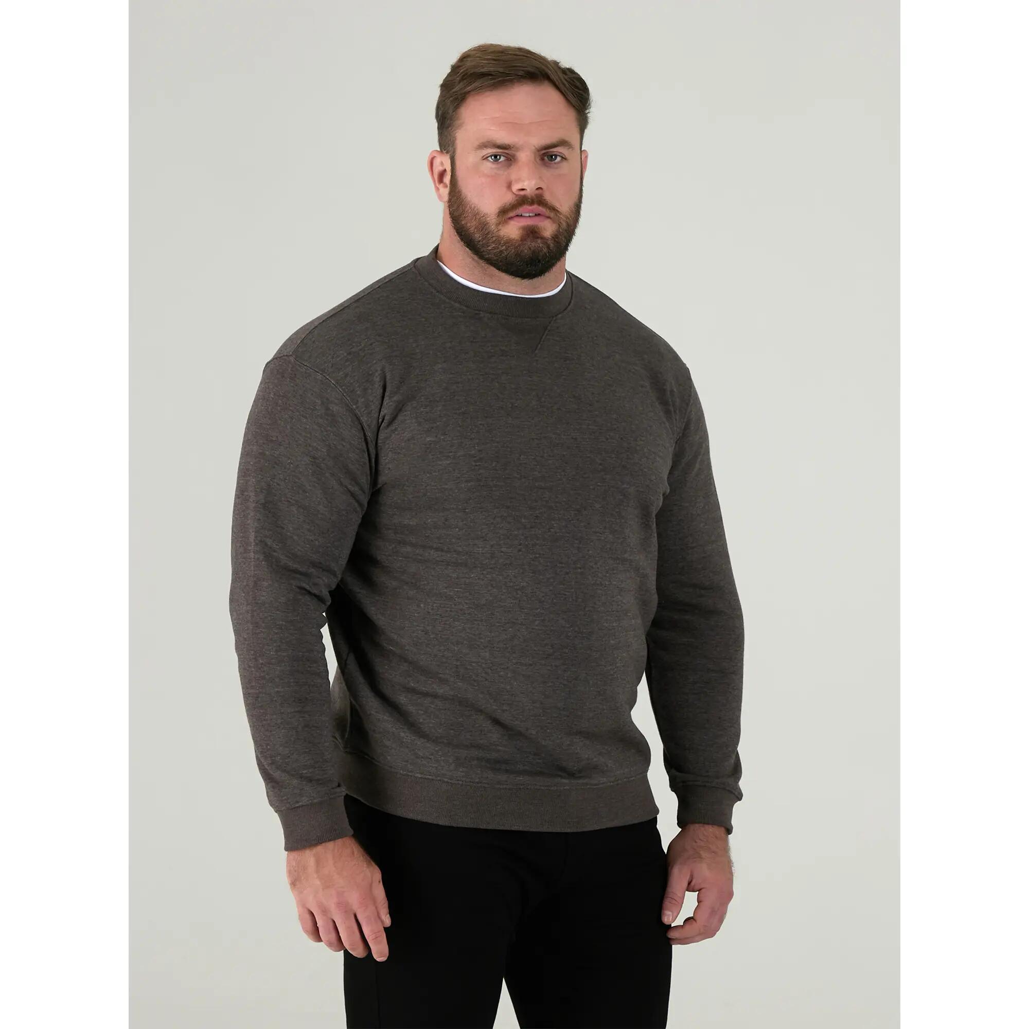 D555 Pull Col Rasducou Grande Taille ROCKFORD Homme (Gris) 7/7