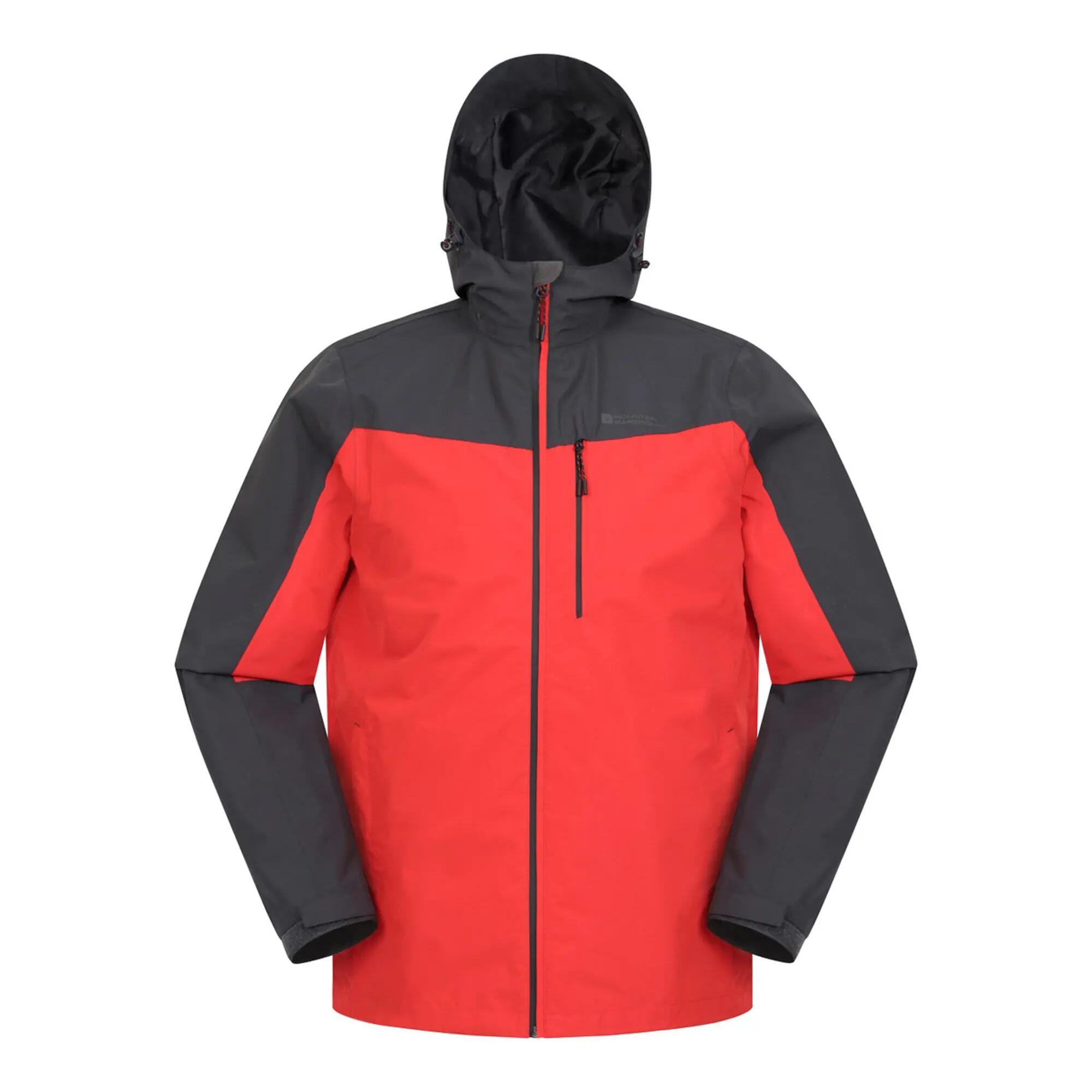 Mountain Warehouse Mens Brisk Extreme Colour Block Waterproof Jacket