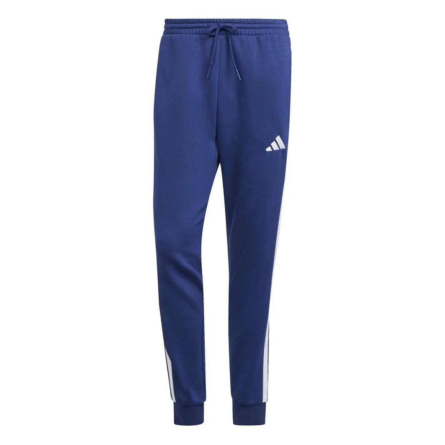 Adidas Mens Essentials Stripe Tapered Joggers