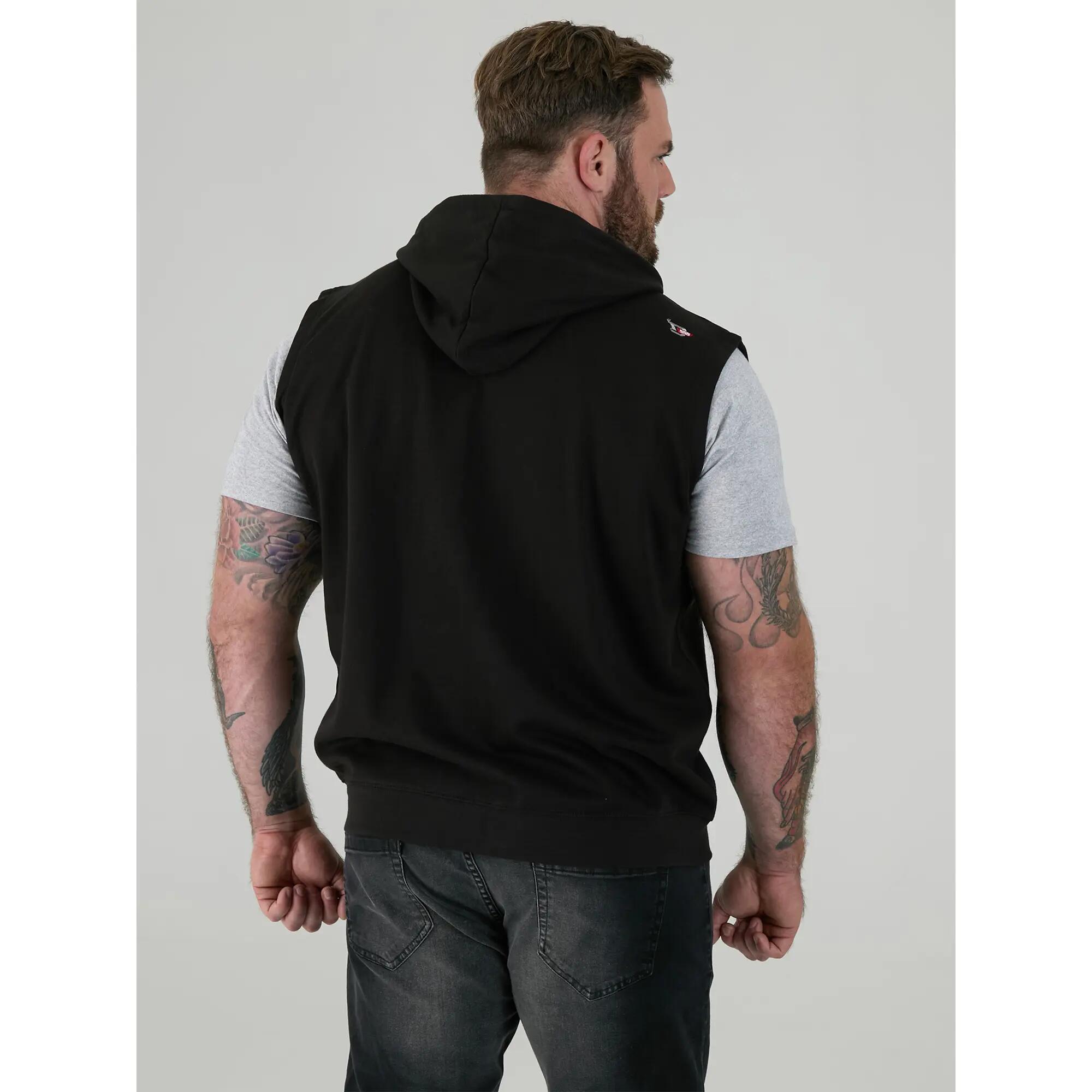 Felpa Con Cappuccio E Zip Intera Kingsize Senza Maniche Uomo Duke D555 Blake 4/6