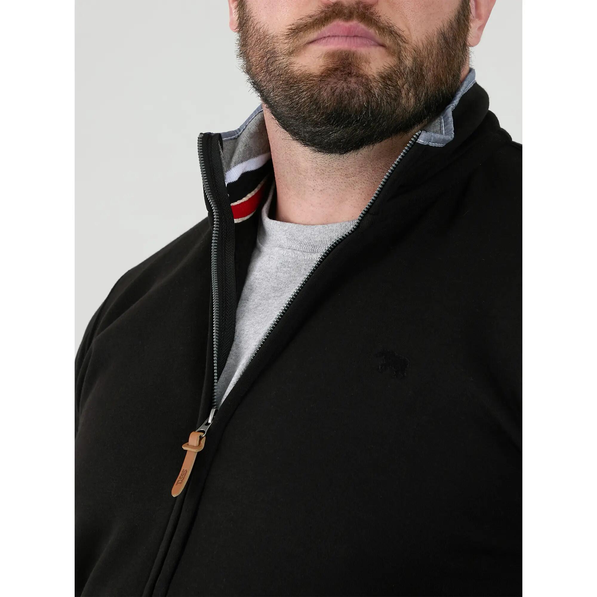 Felpa Kingsize Uomo Duke D555 Johnson Nero 6/6