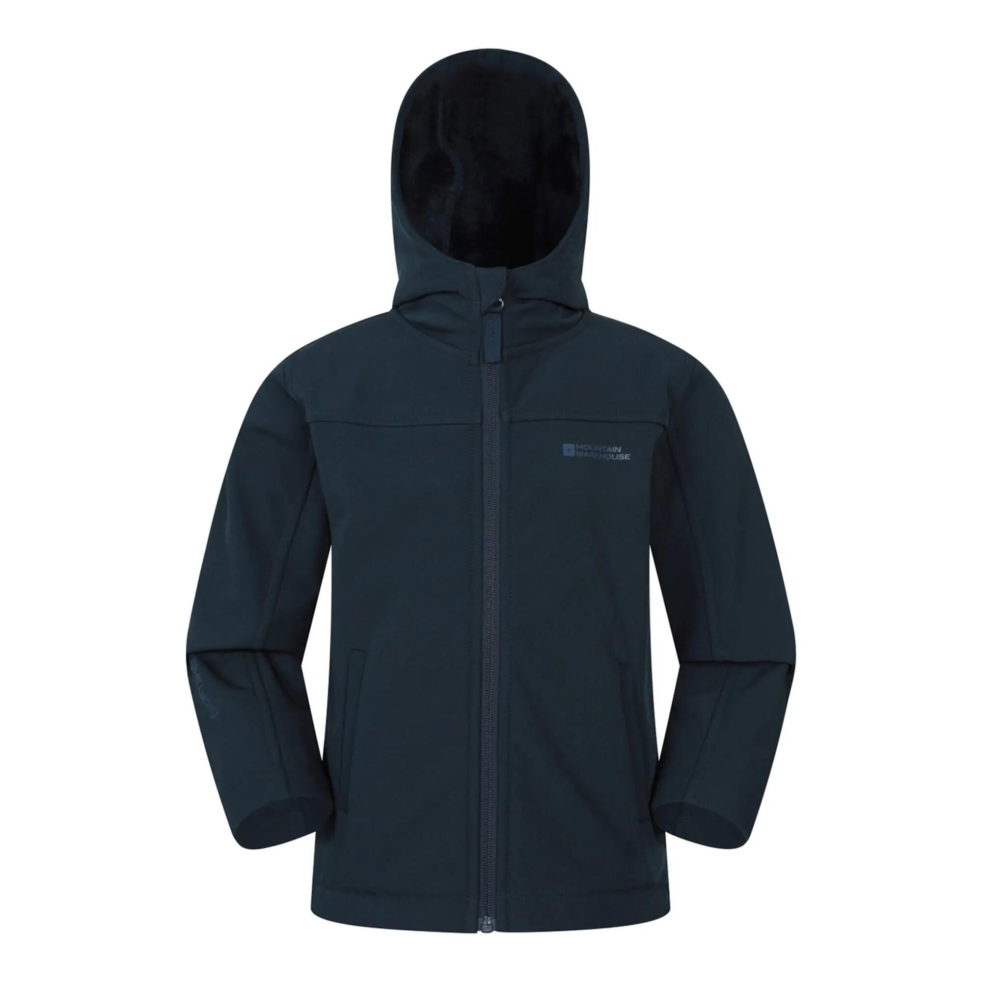Mountain Warehouse Childrens/Kids Arctic Borg Lined Soft Shell Jacket