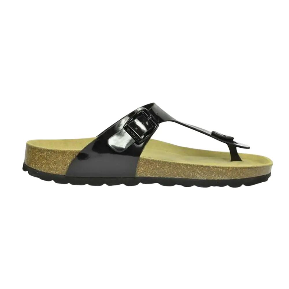Sanosan Womens/Ladies Geneve Lacquered Leather Sandals