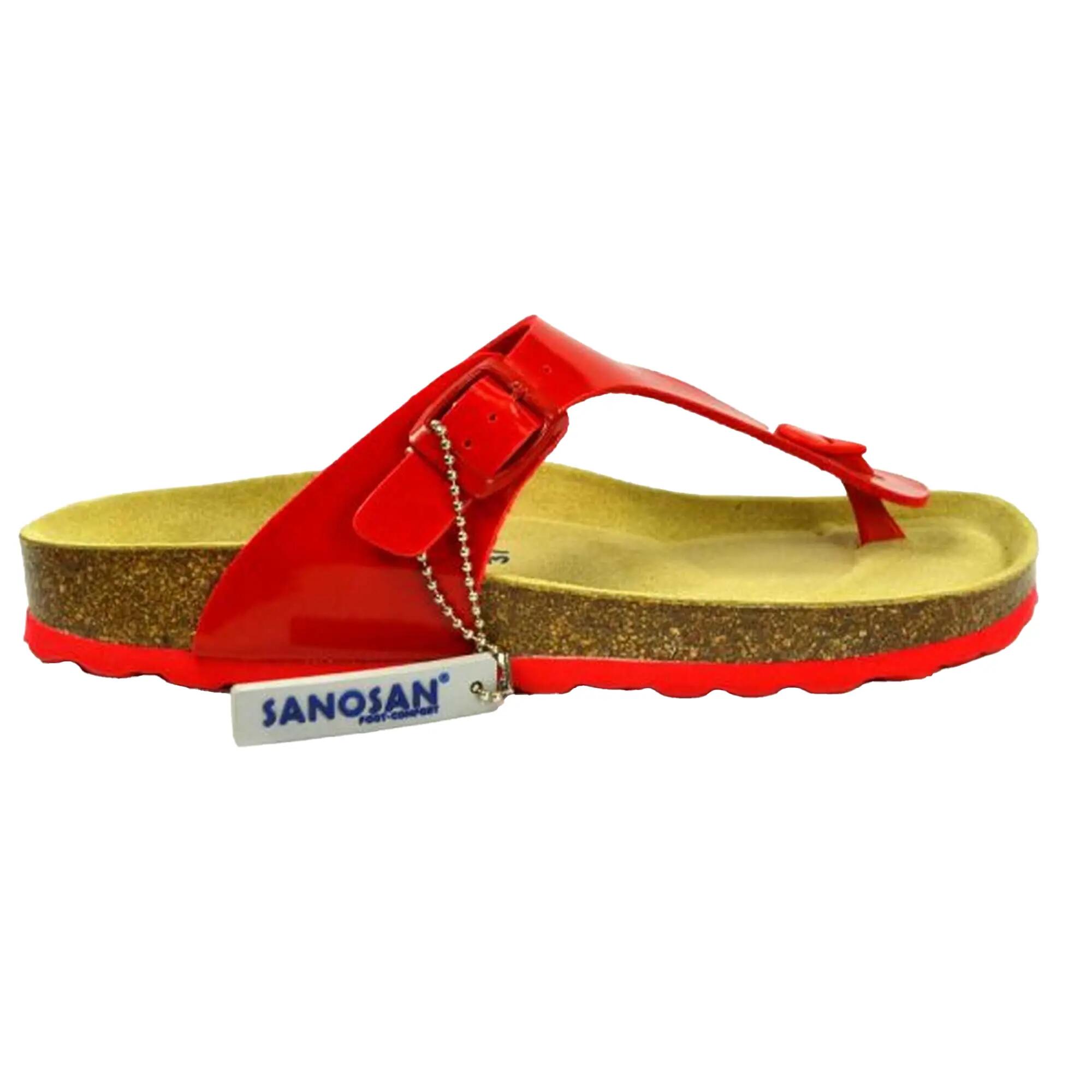 Sanosan Womens/Ladies Geneve Lacquered Leather Sandals