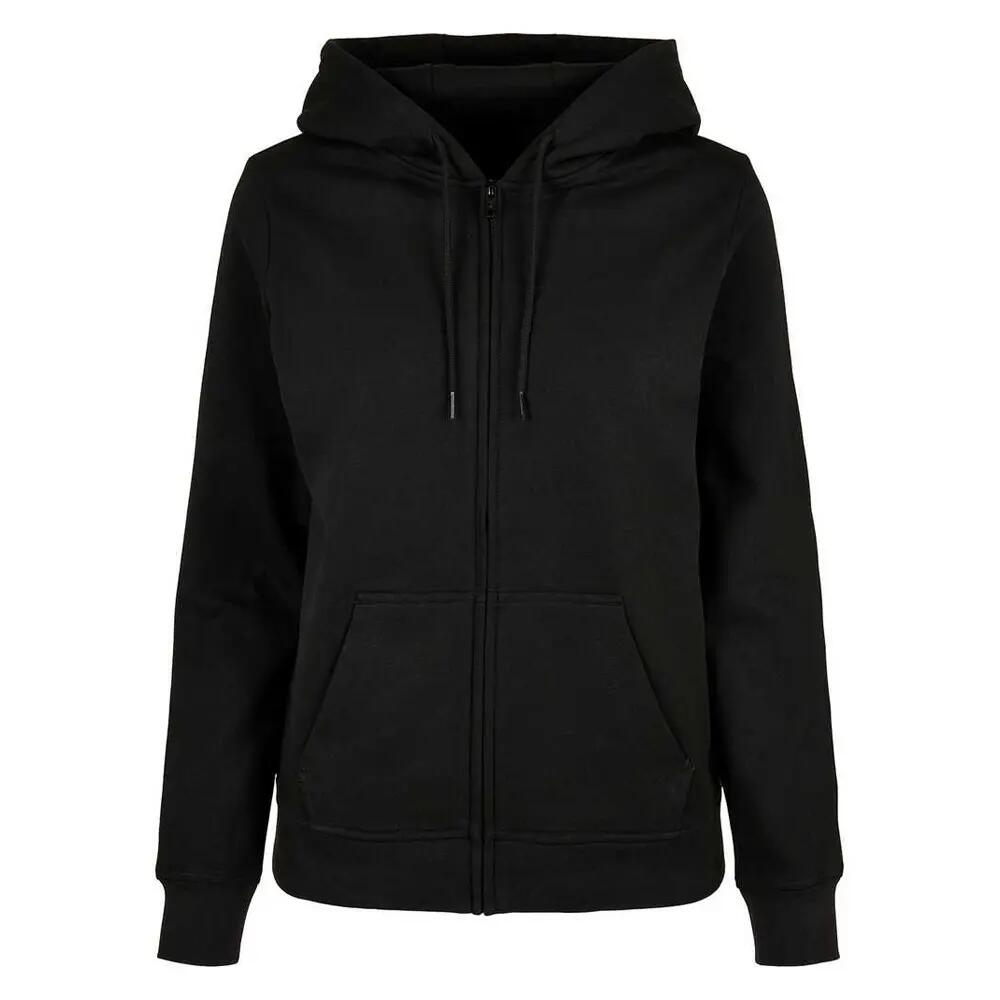 Build Your Brand Womens/Ladies Basic Full Zip Hoodie