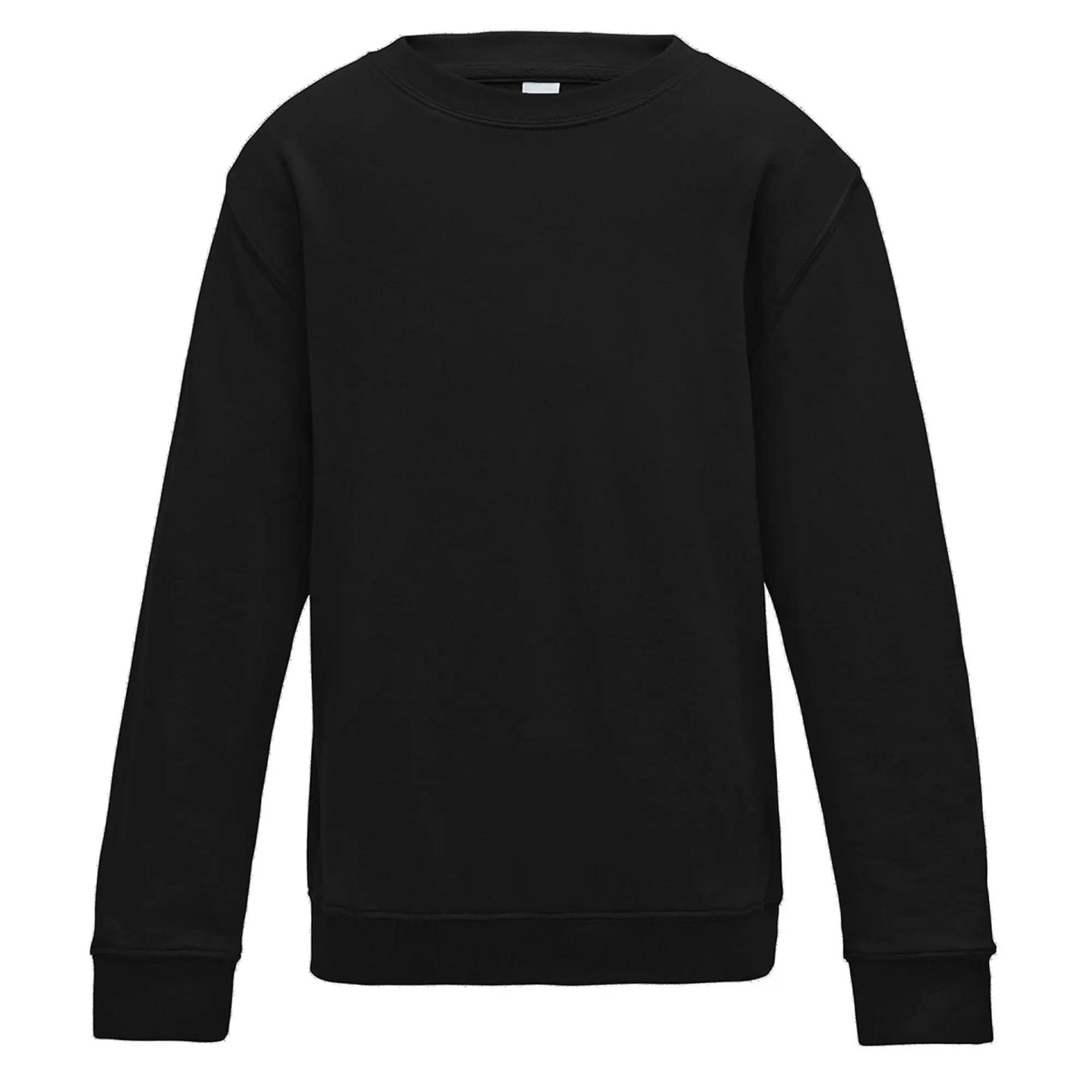 AWDis Just Hoods Childrens/Kids Plain Crew Neck Sweatshirt