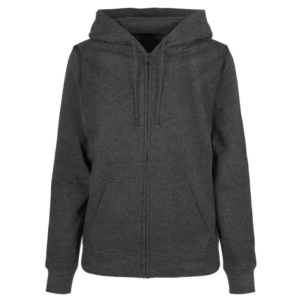 Build Your Brand Womens/Ladies Basic Full Zip Hoodie