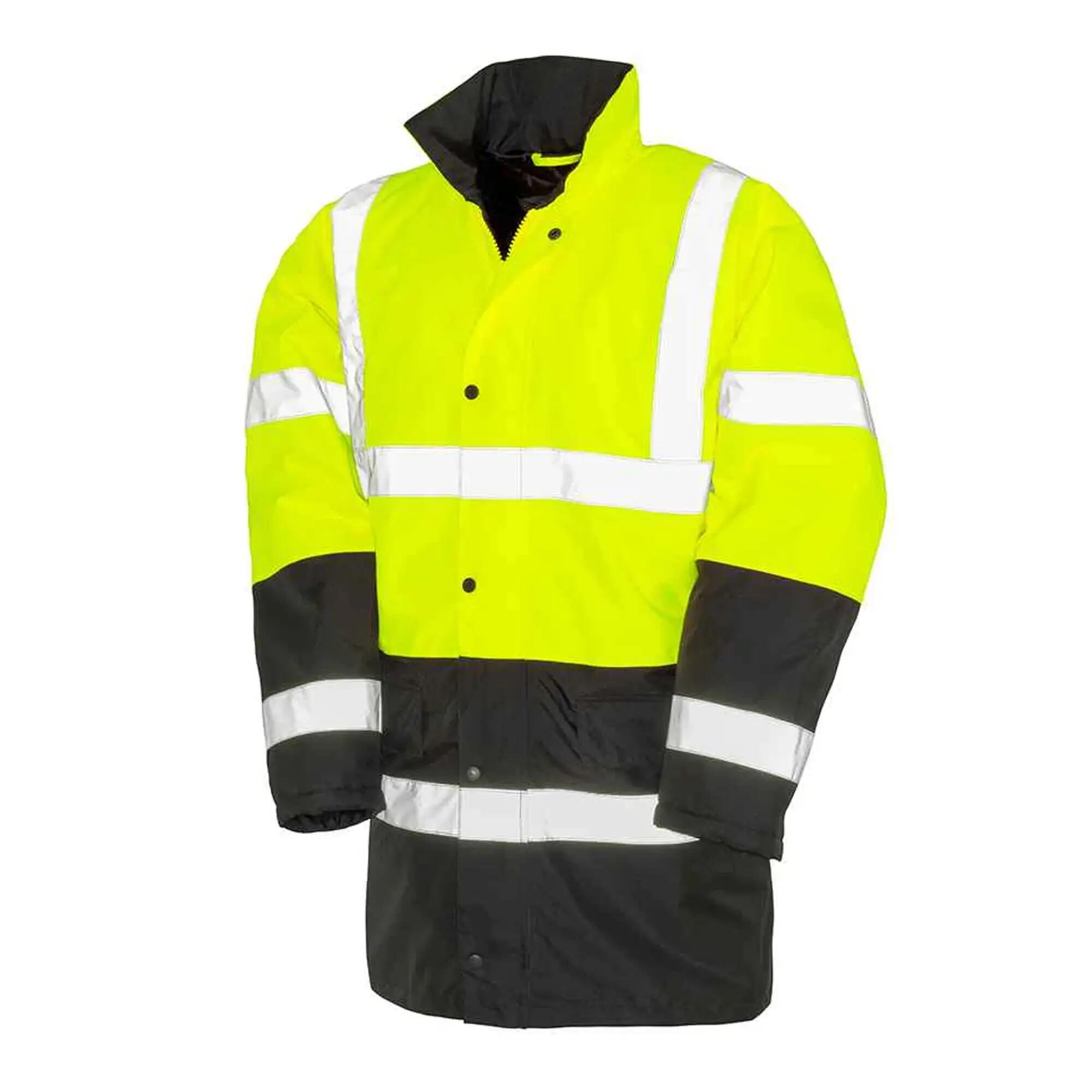 Result Adults Unisex Core Motorway Two Tone Safety Jacket