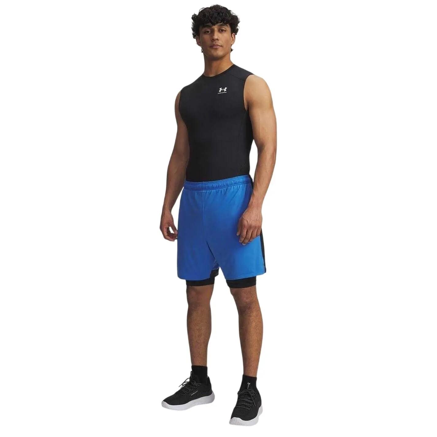 Pantaloncini Traspirante Uomo Under Armour Tech Atlantide 4/5