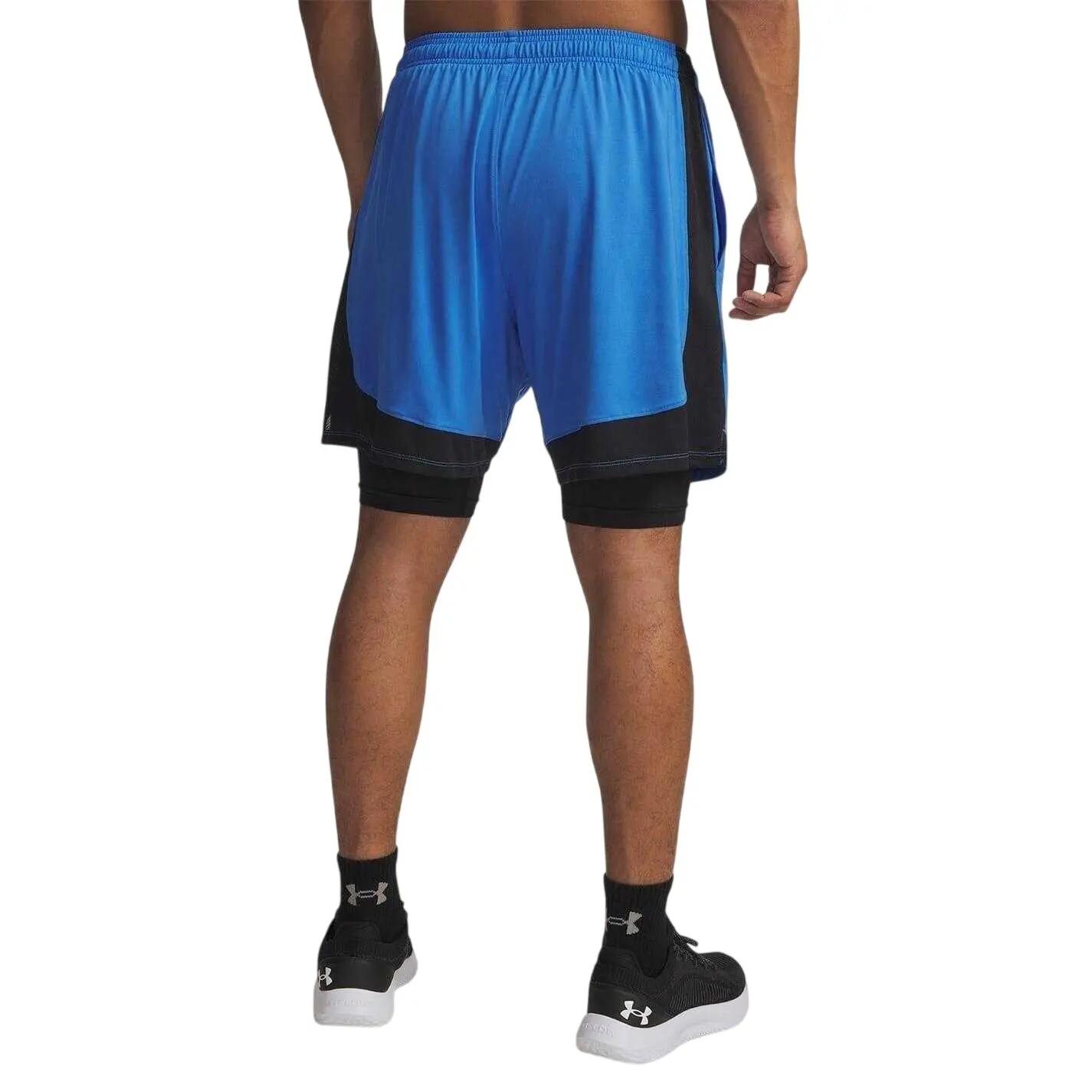 Pantaloncini Traspirante Uomo Under Armour Tech Atlantide 3/5