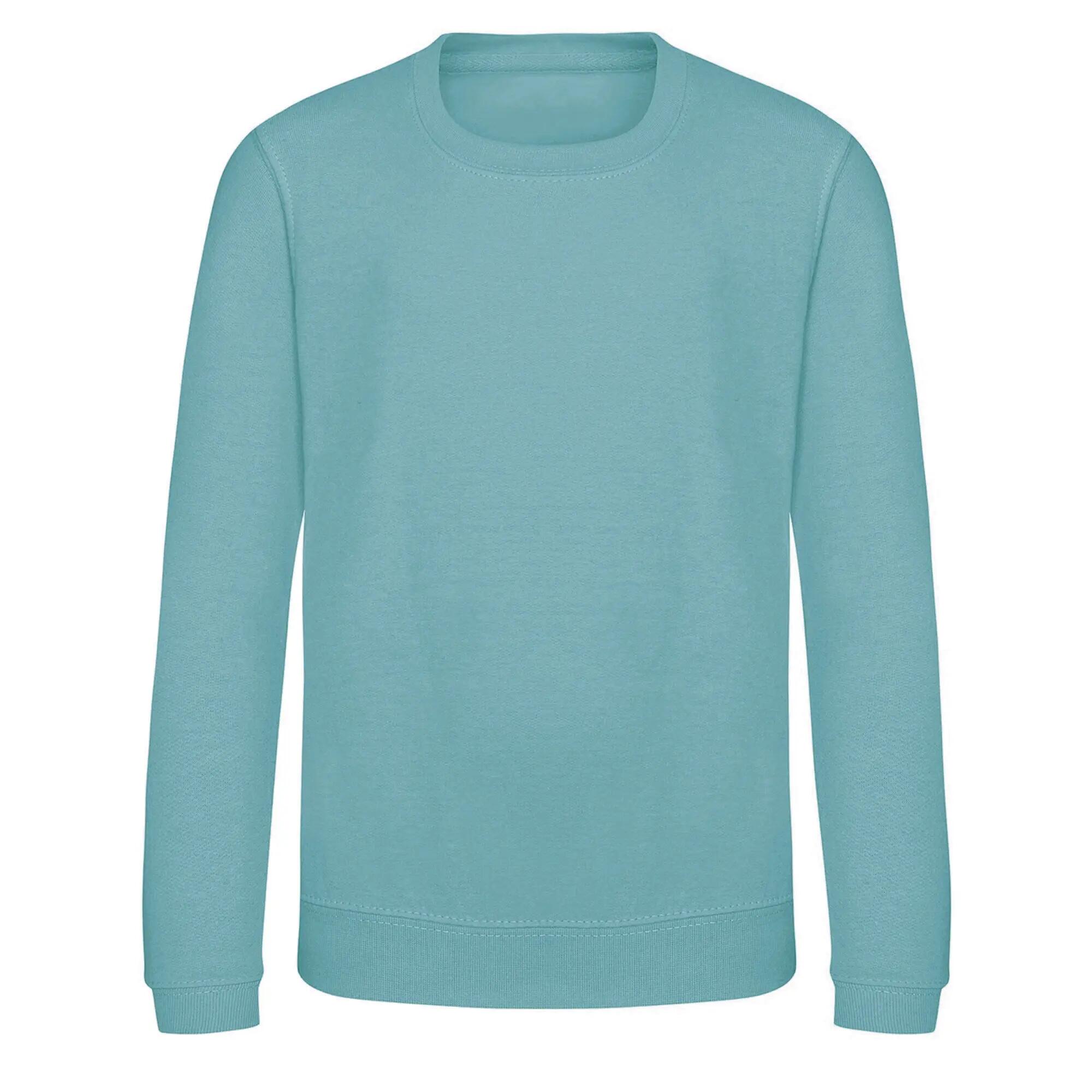 AWDis Just Hoods Childrens/Kids Plain Crew Neck Sweatshirt