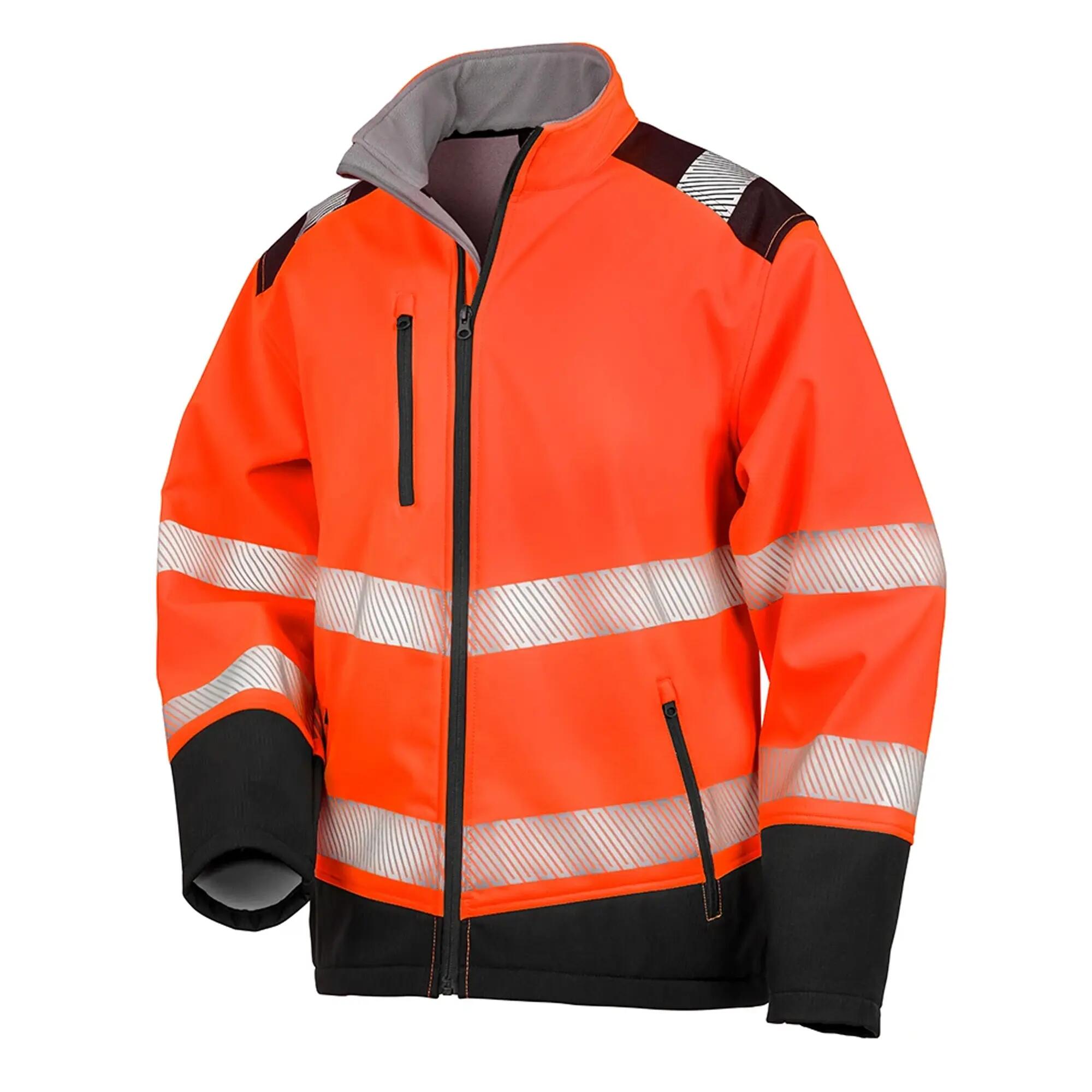 Result Adults Unisex Safe-Guard Ripstop Safety Soft Shell Jacket