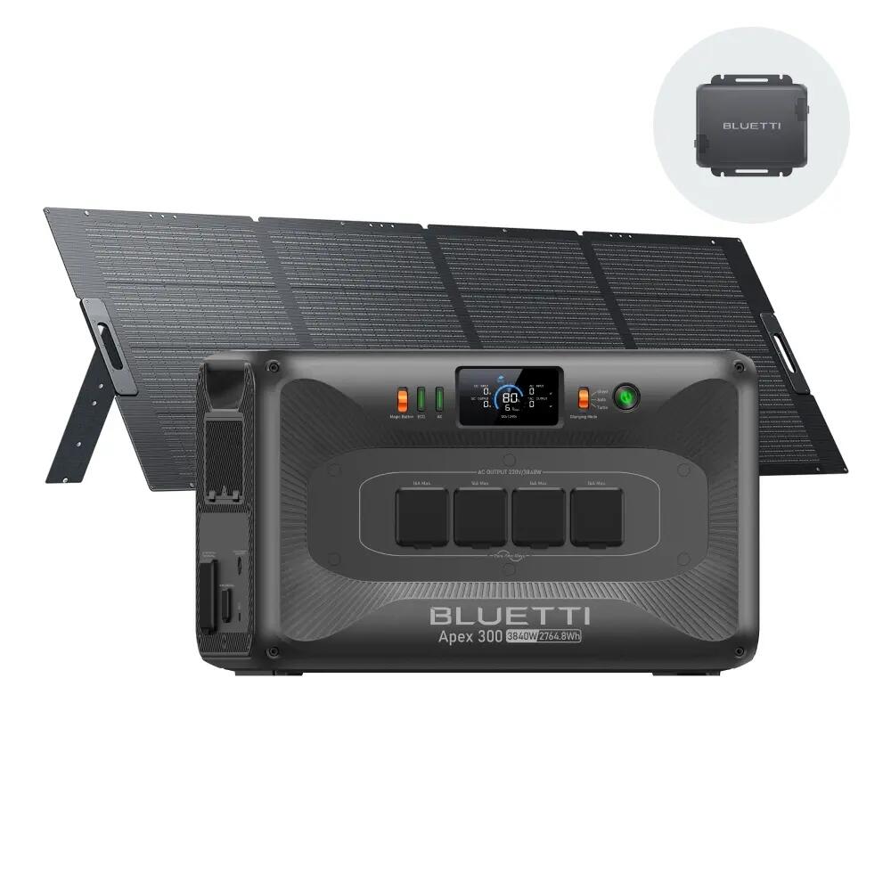 BLUETTI Apex 300 zonne-generator met PV350, 2764Wh LFP voor camping en camper 1/13