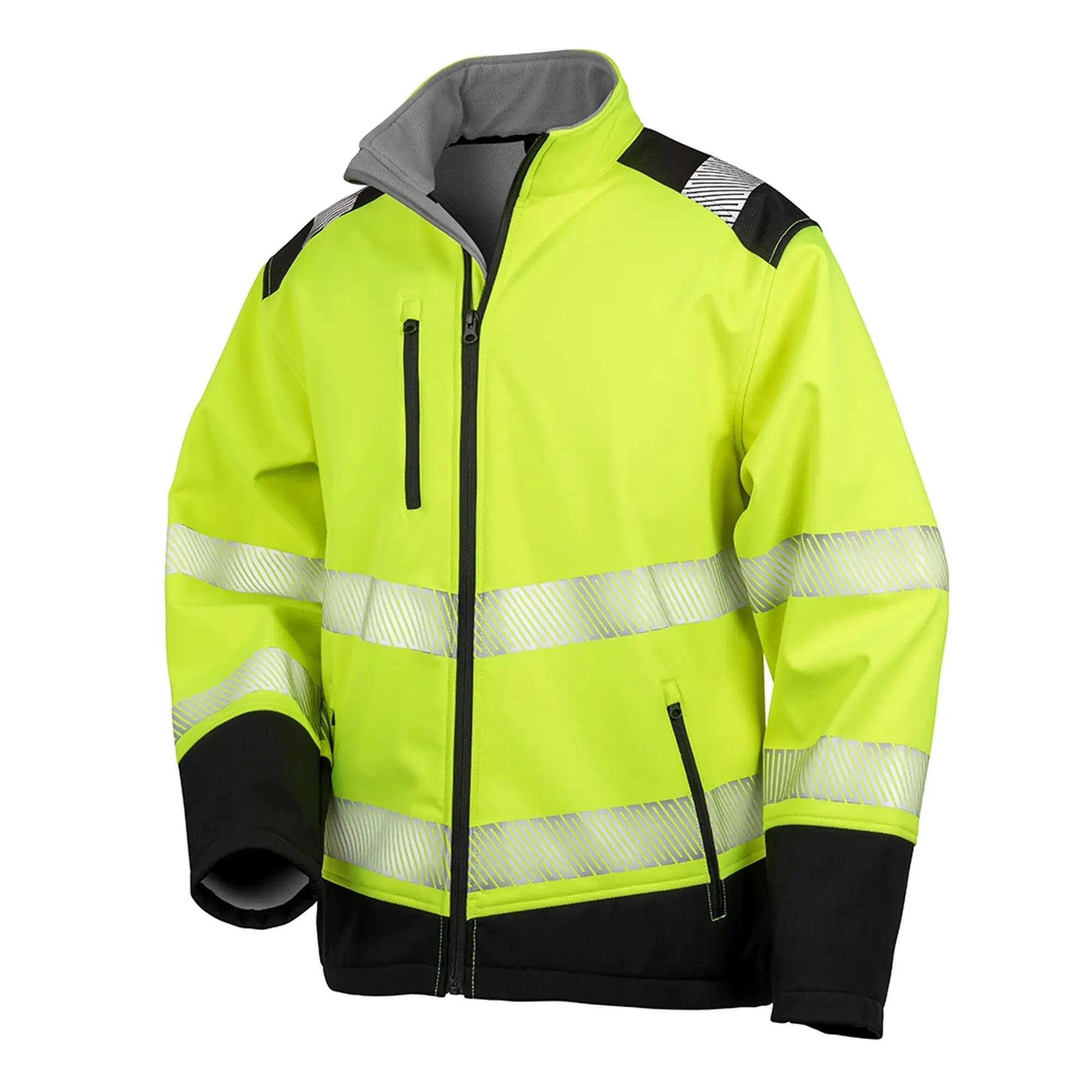 Result Adults Unisex Safe-Guard Ripstop Safety Soft Shell Jacket