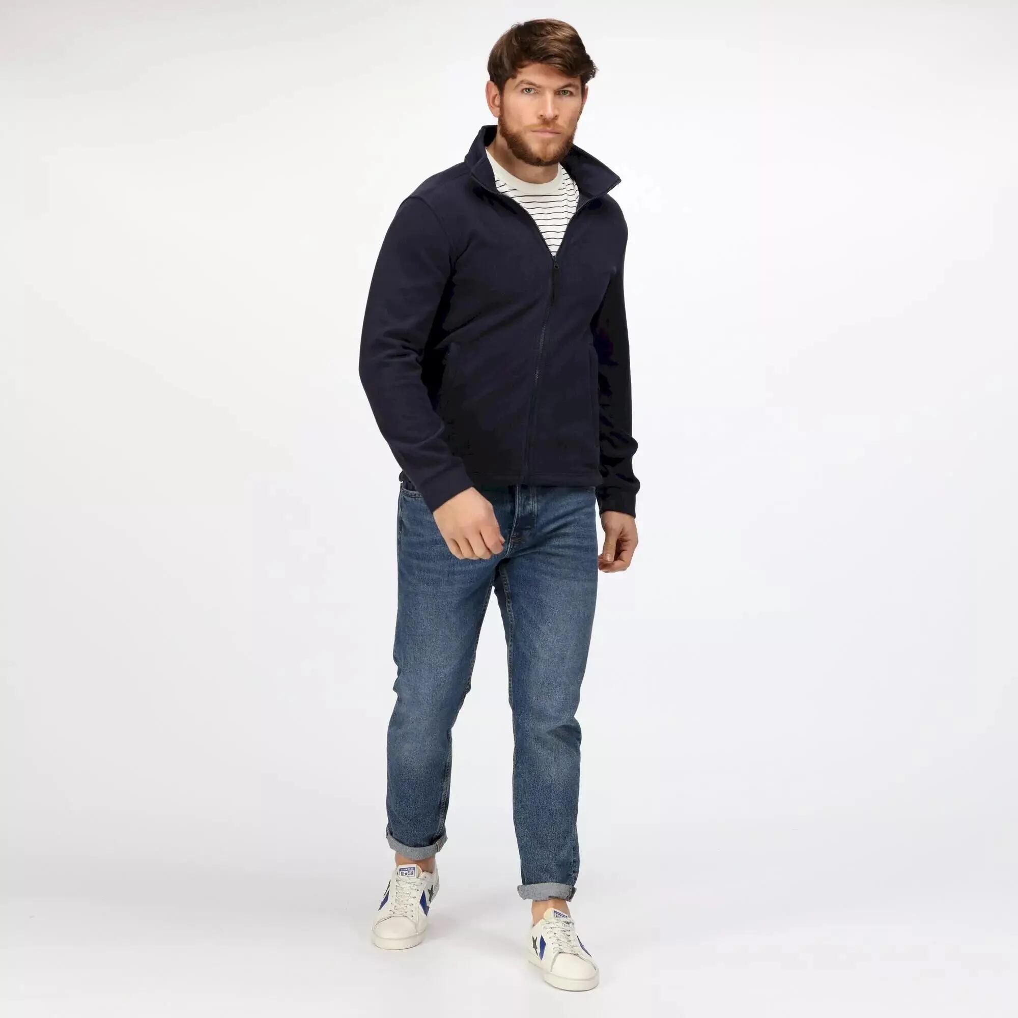 Fleecejacke Herren Marineblau 6/6