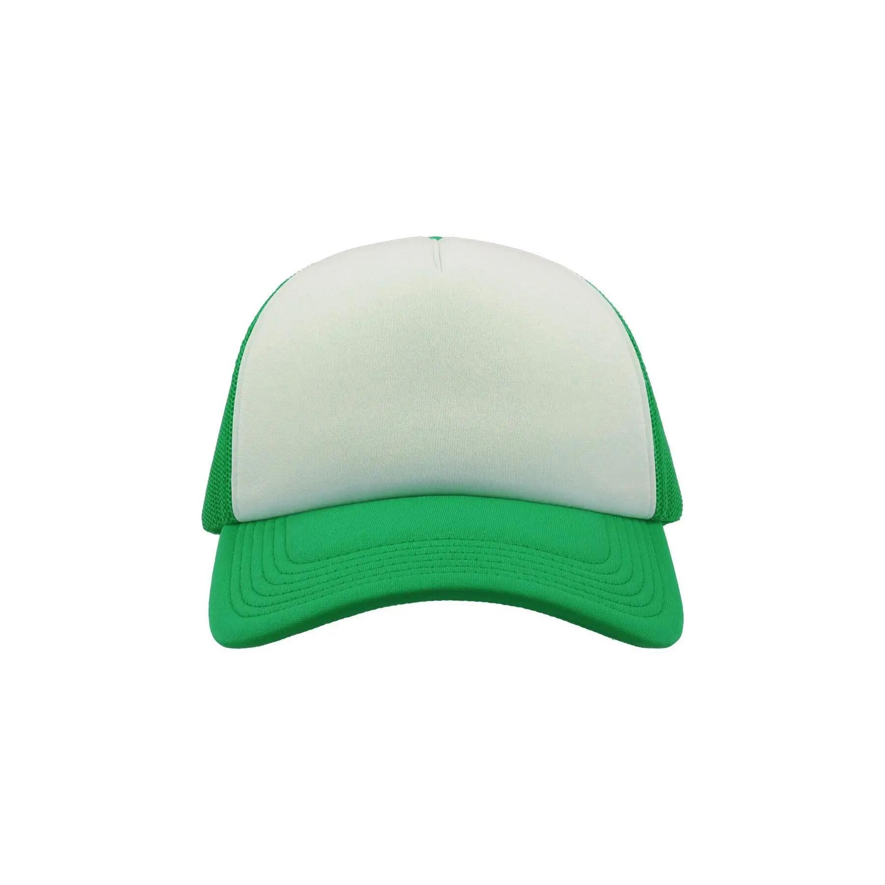 Rapper 5 Panel Trucker Cap (Groen/Wit) 5/5