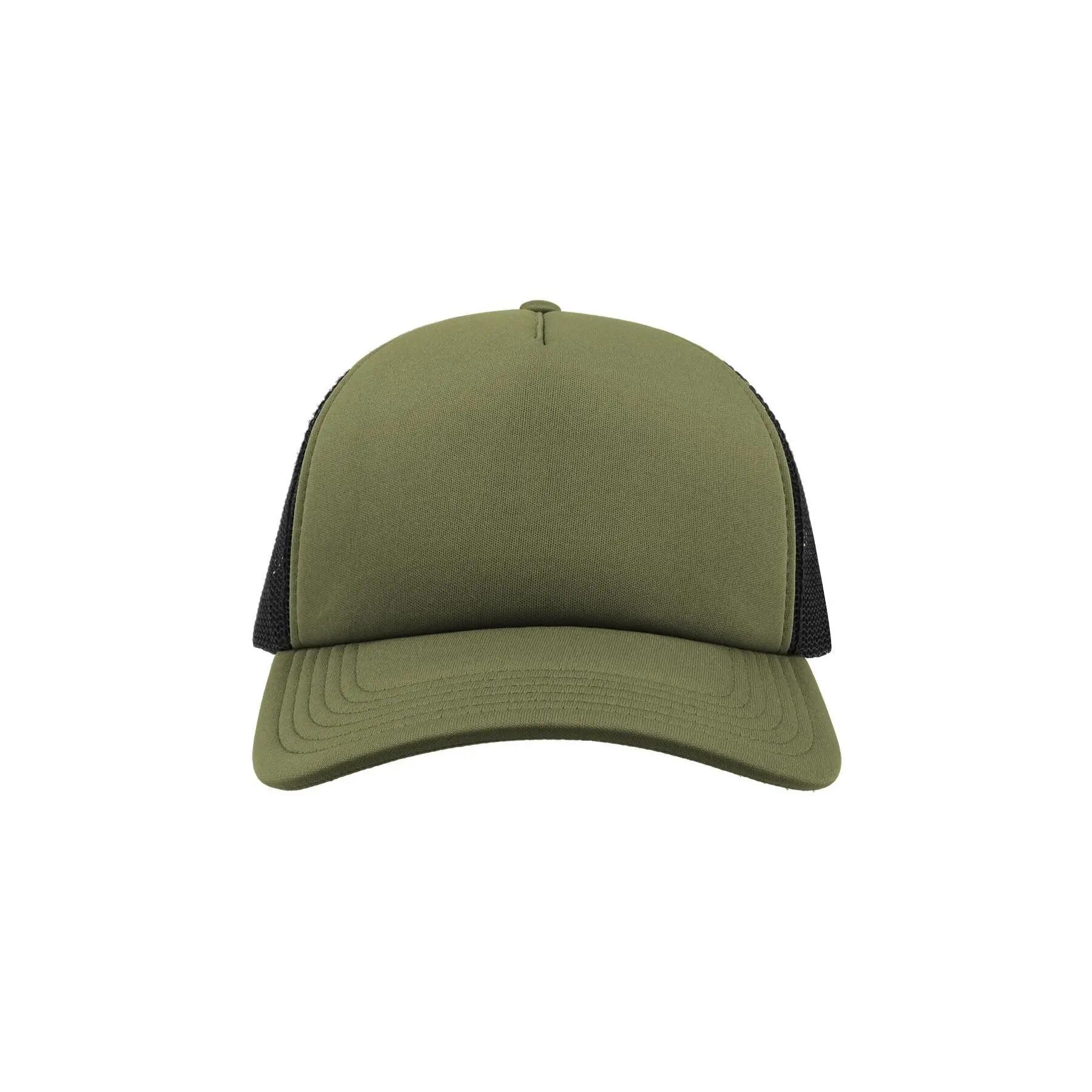 Rapper 5 Panel Trucker Cap (Olijf/Zwart) 6/6