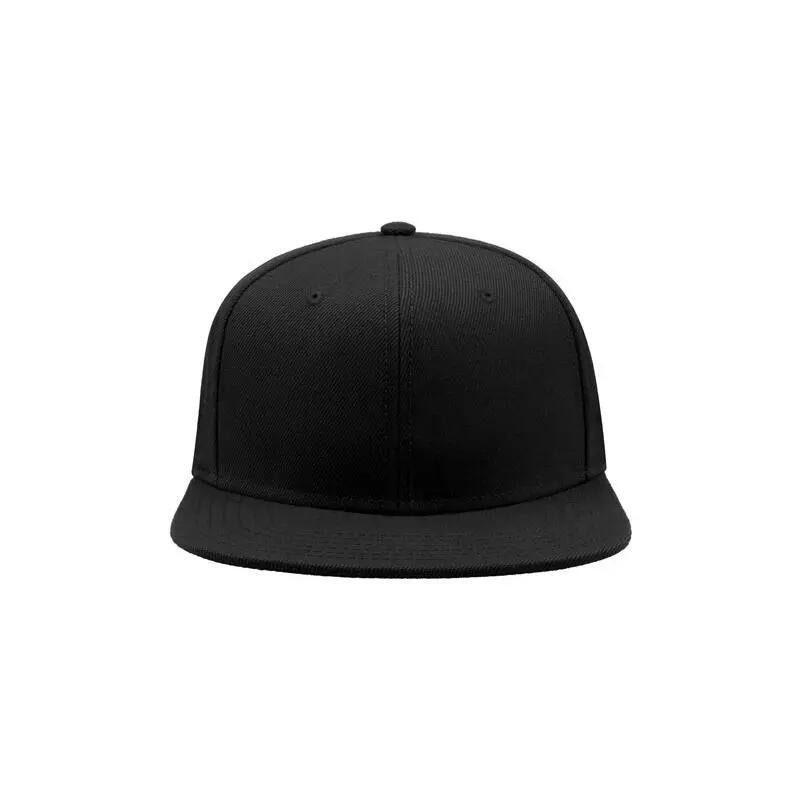 Casquette Avec Visière Plate Mixte (Noir) 5/5