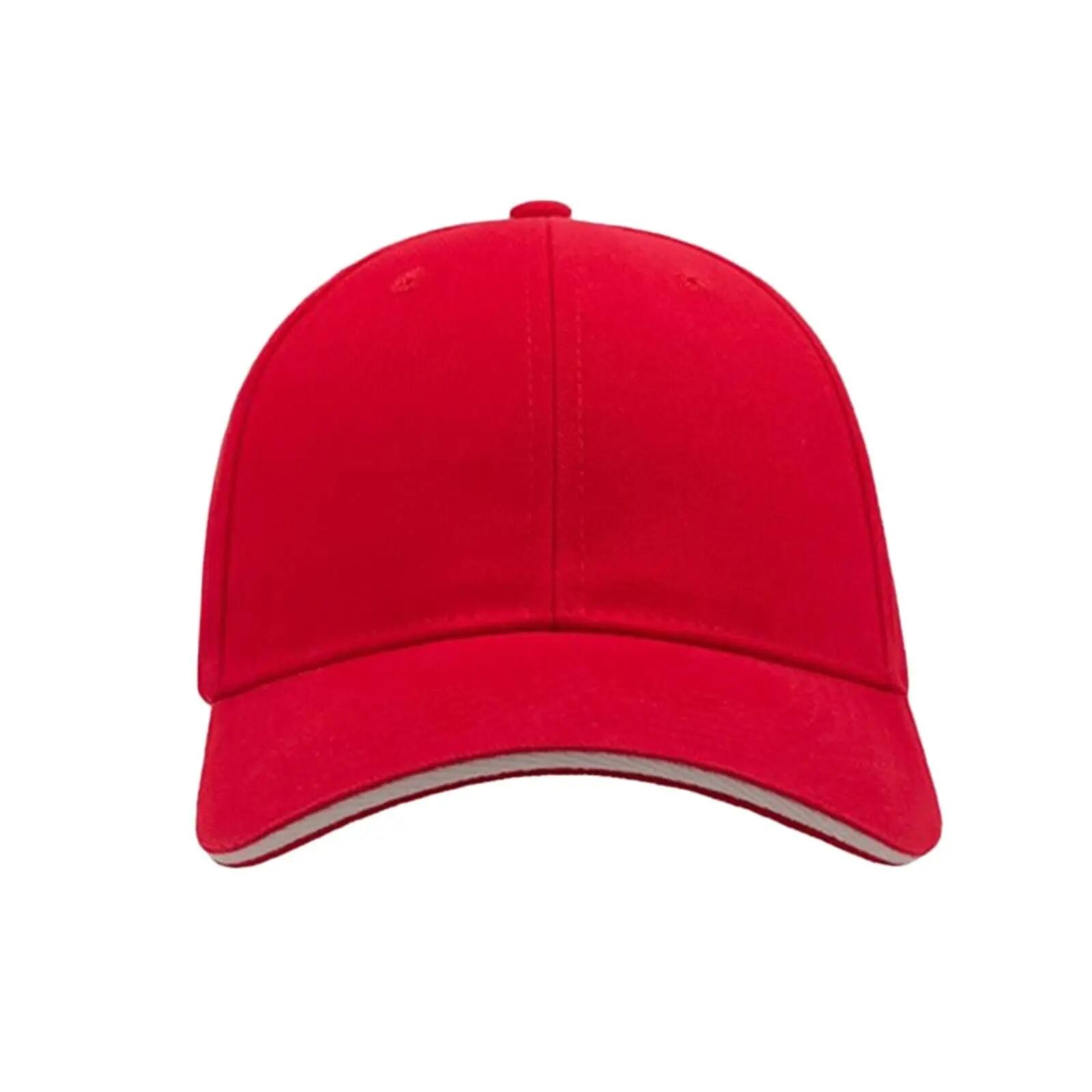 Gorra de seis capas de algodón modelo Liberty Sandwich style Rojo 5/5