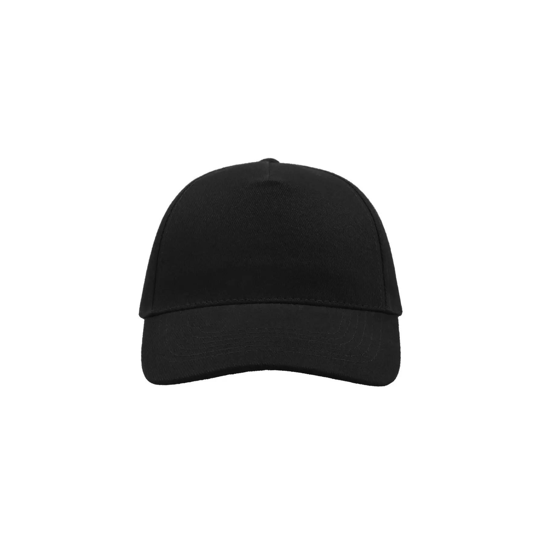 Liberty Five Heavy Brush Cotton 5 Panel Cap (Zwart) 5/5
