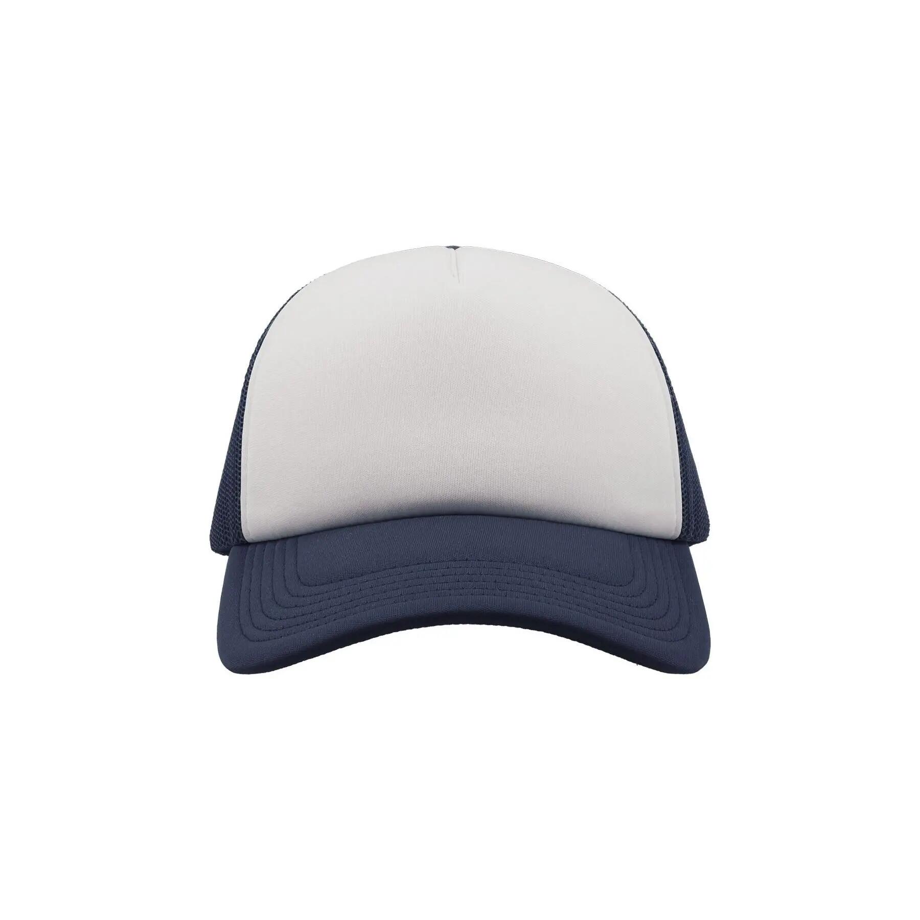 Rapper 5 Panel Trucker Cap (Azul Marinho/Branco) 5/5