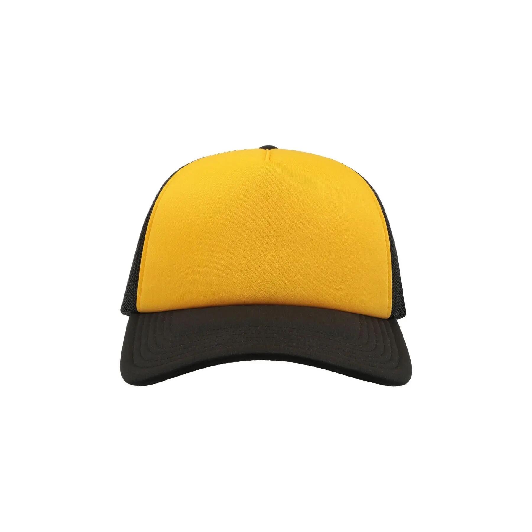 Casquette Style Trucker RAPPER Mixte (Jaune / Noir) 5/5