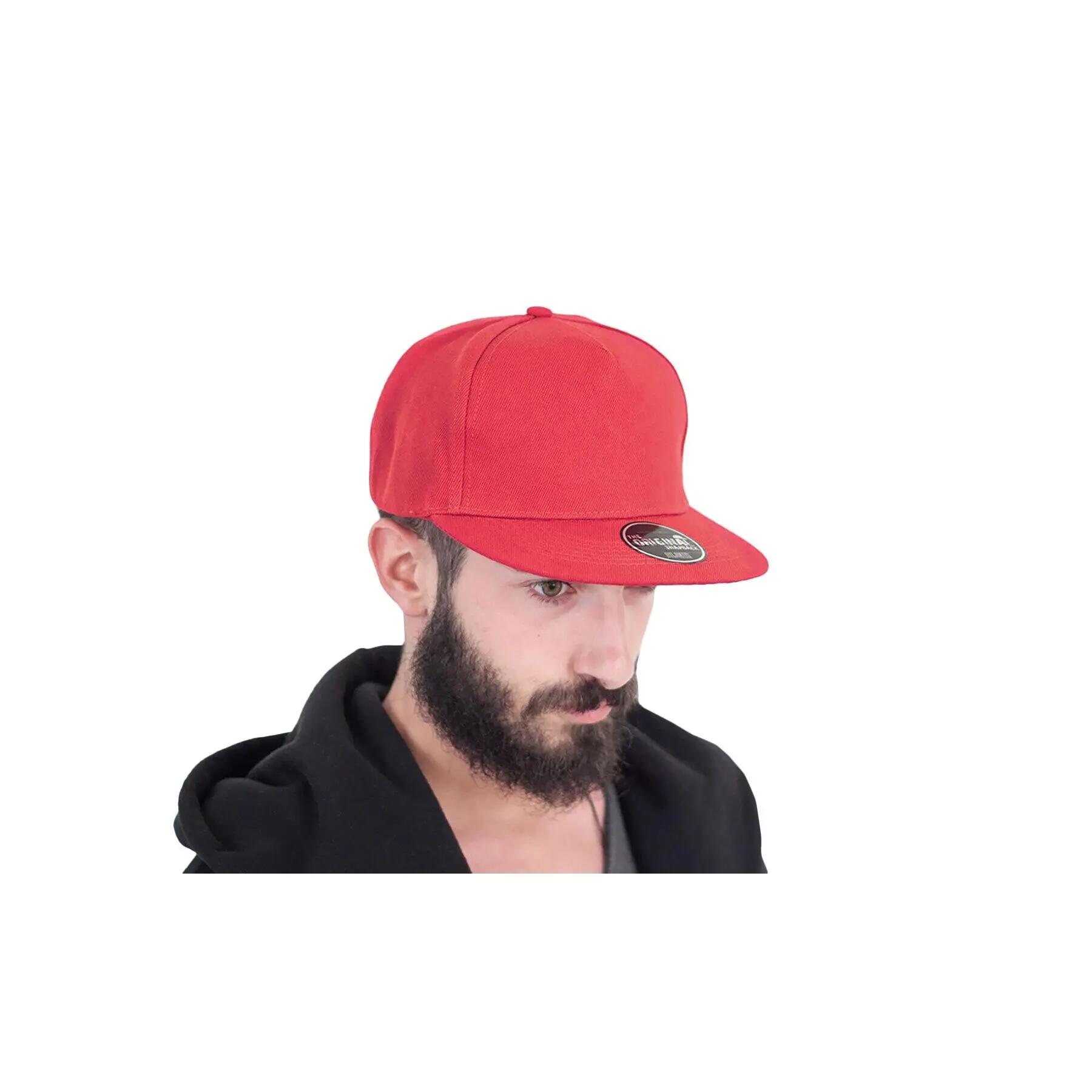 Casquette Visière Plate Mixte (Rouge) 5/5