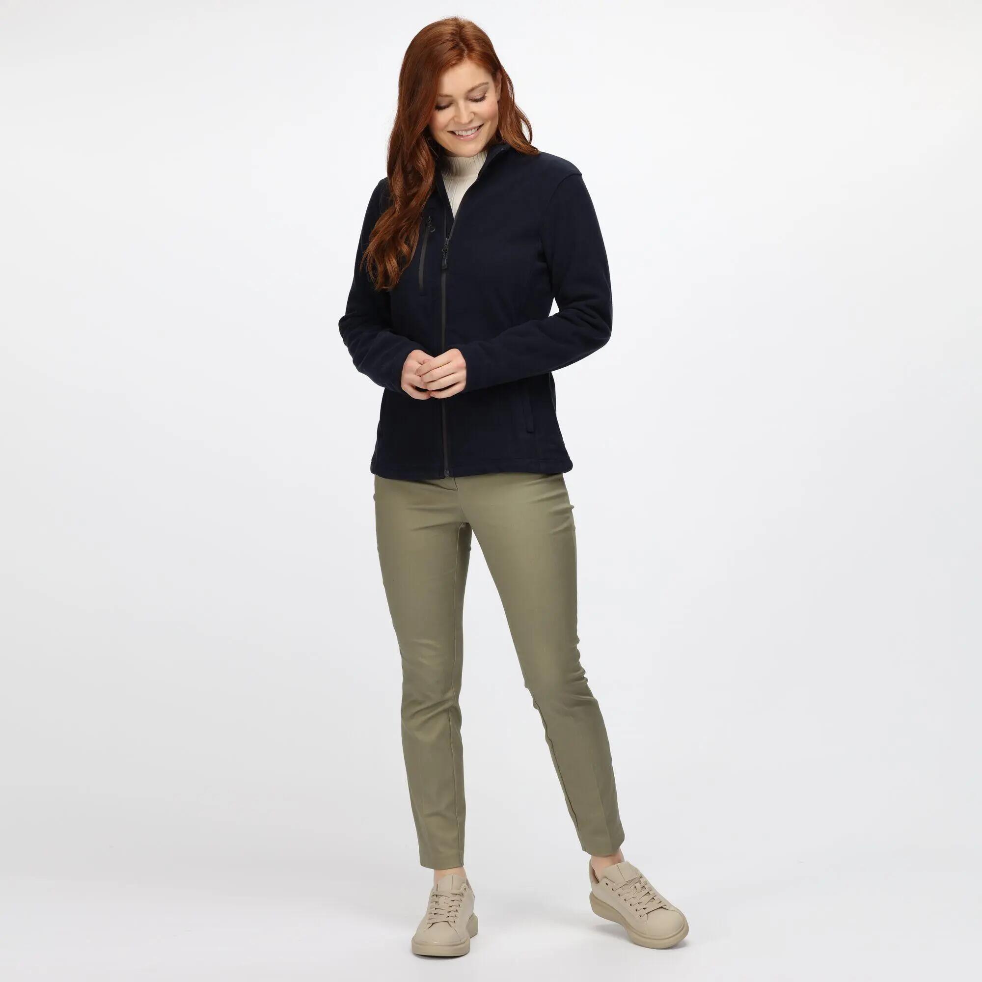 Polar Cremallera Completa Honestly Made para Mujer Marino 6/6