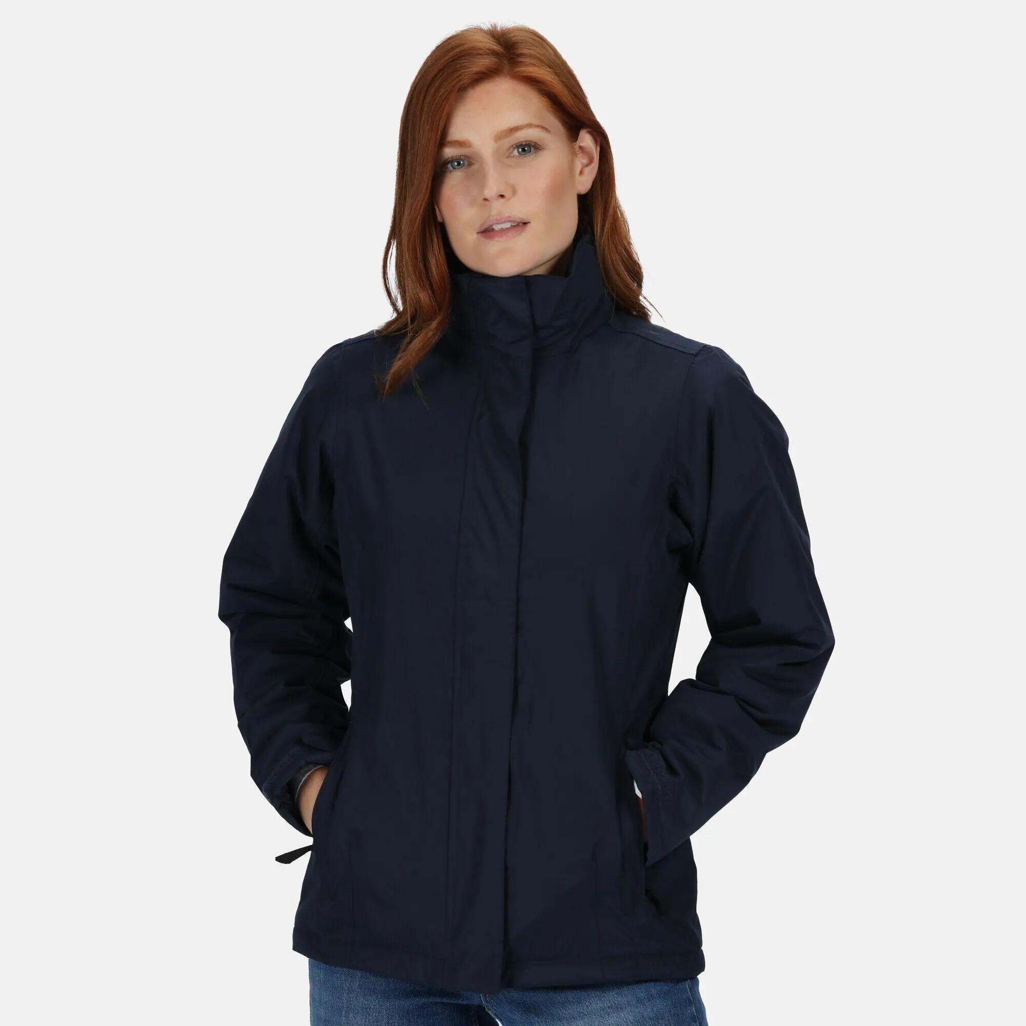 Casaco à prova d'água à prova de ventos WoHomem/Ladies Beauford Isolada (Azul 6/6