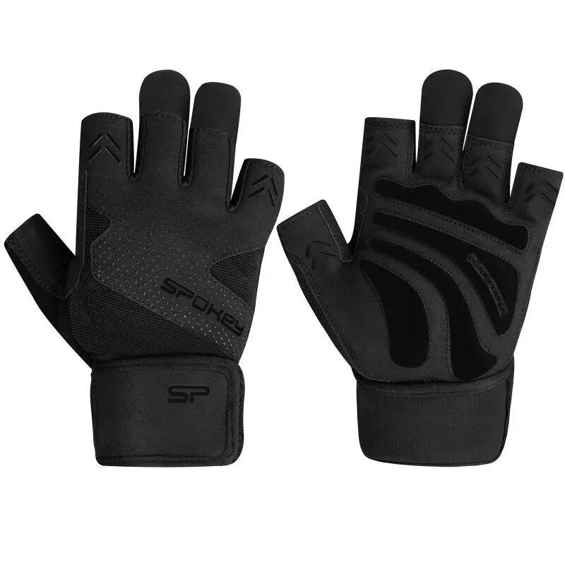 Guantes sin Dedos Hiker para Adultos Unisex Negro 5/6