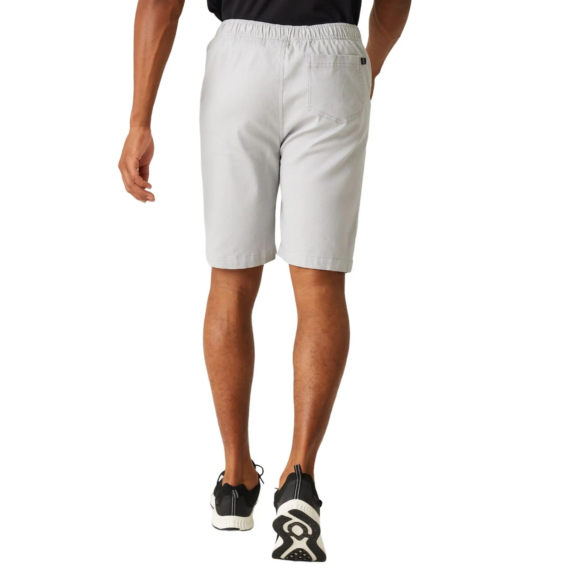 Short Élastiqué À Cordon ALDAN Homme (Gris Pâle) 7/7