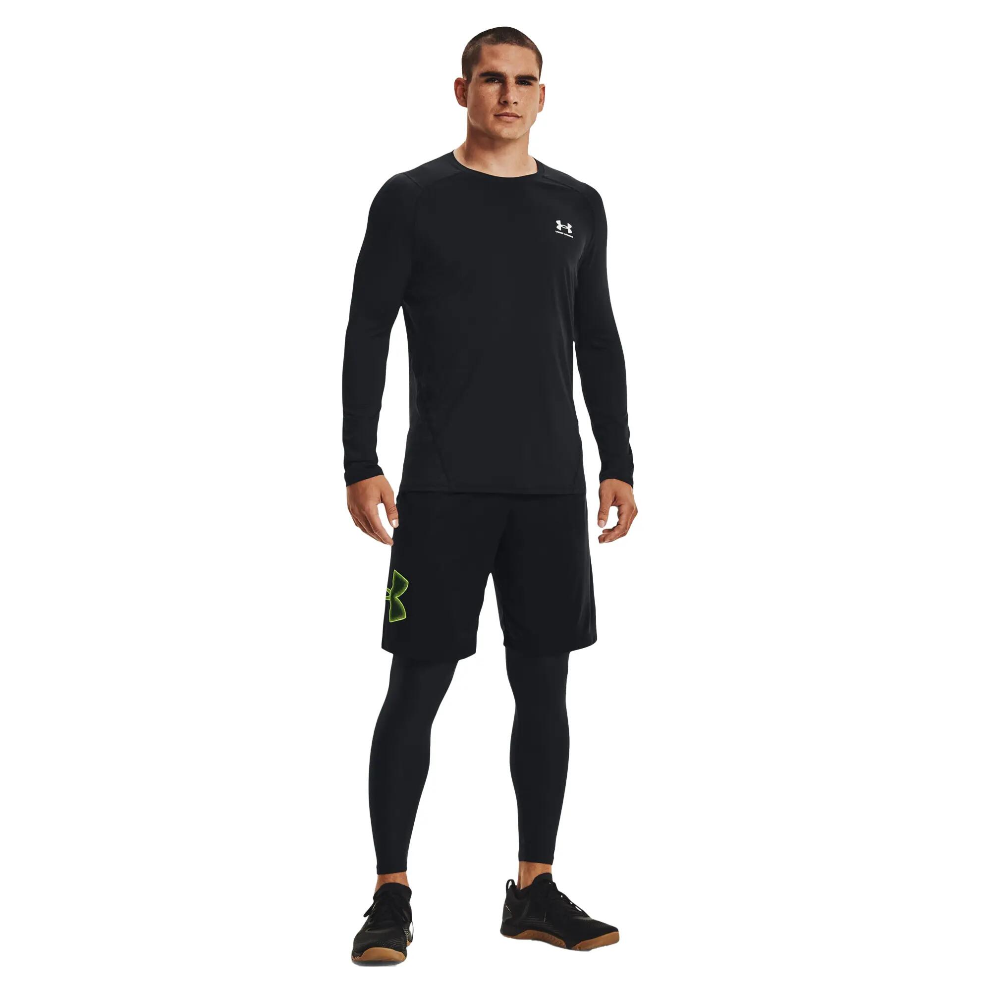 Pantalones Cortos Tech Diseño Gráfico para Hombre Negro 6/6