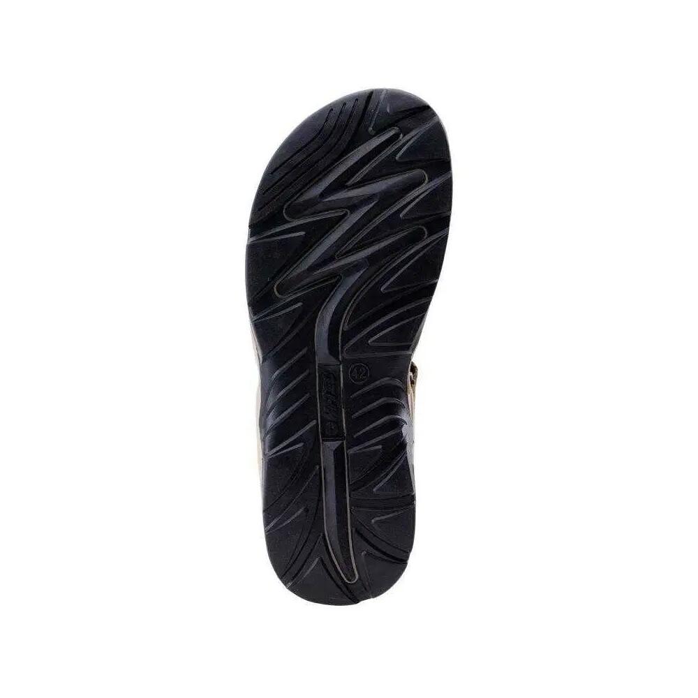 Sandalias de Cuero Lucibel para Hombre Marrón, Negro 6/7