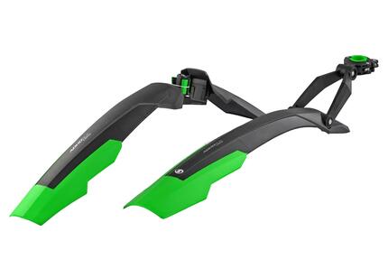Błotniki Simpla ADHD LONG 27,5-29" kpl. czarno/zielone