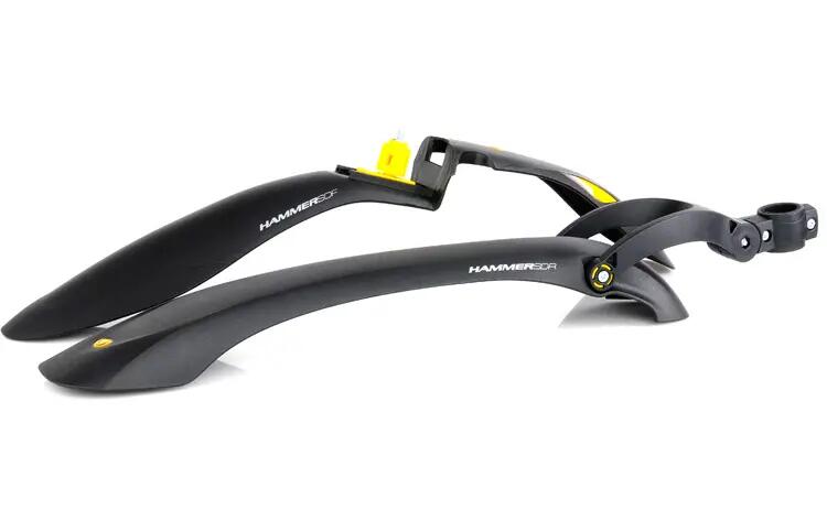 Błotniki Simpla HAMMER 1 24-29" plastikowe białe odblaski komplet 2/2