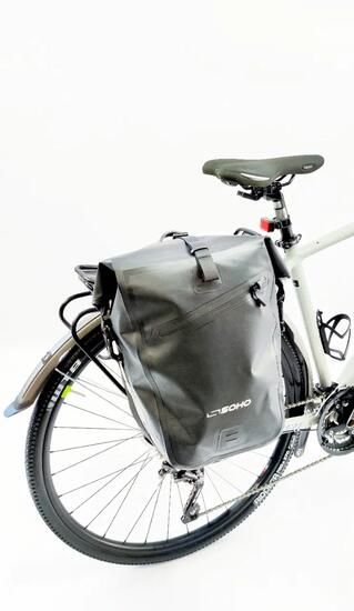 Torba rowerowa na bagażnik SOHO BROOME woodoodporna TPU