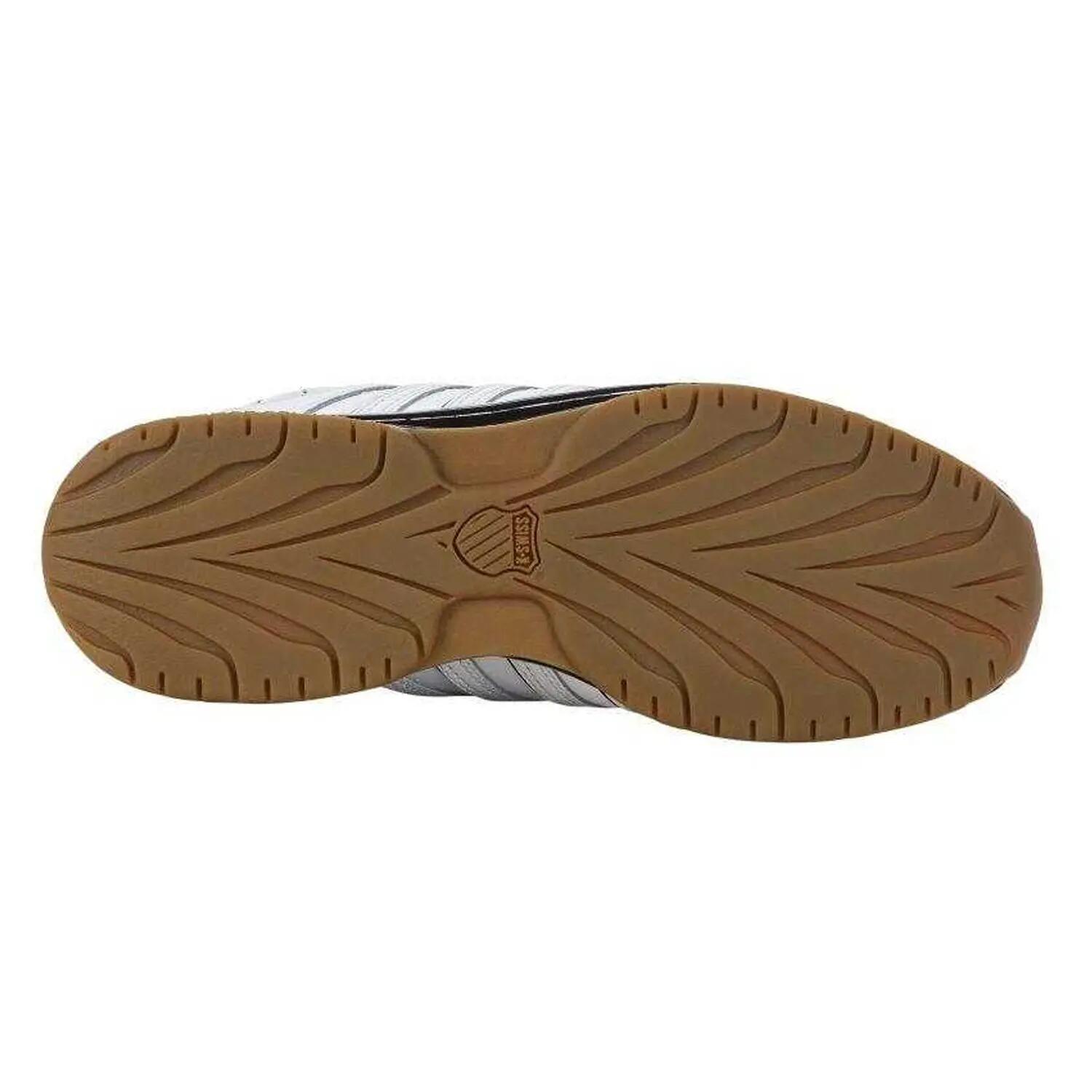 Zapatillas Deportivas de Cuero Rinzler Casual Plano para Hombre Blanco 7/7