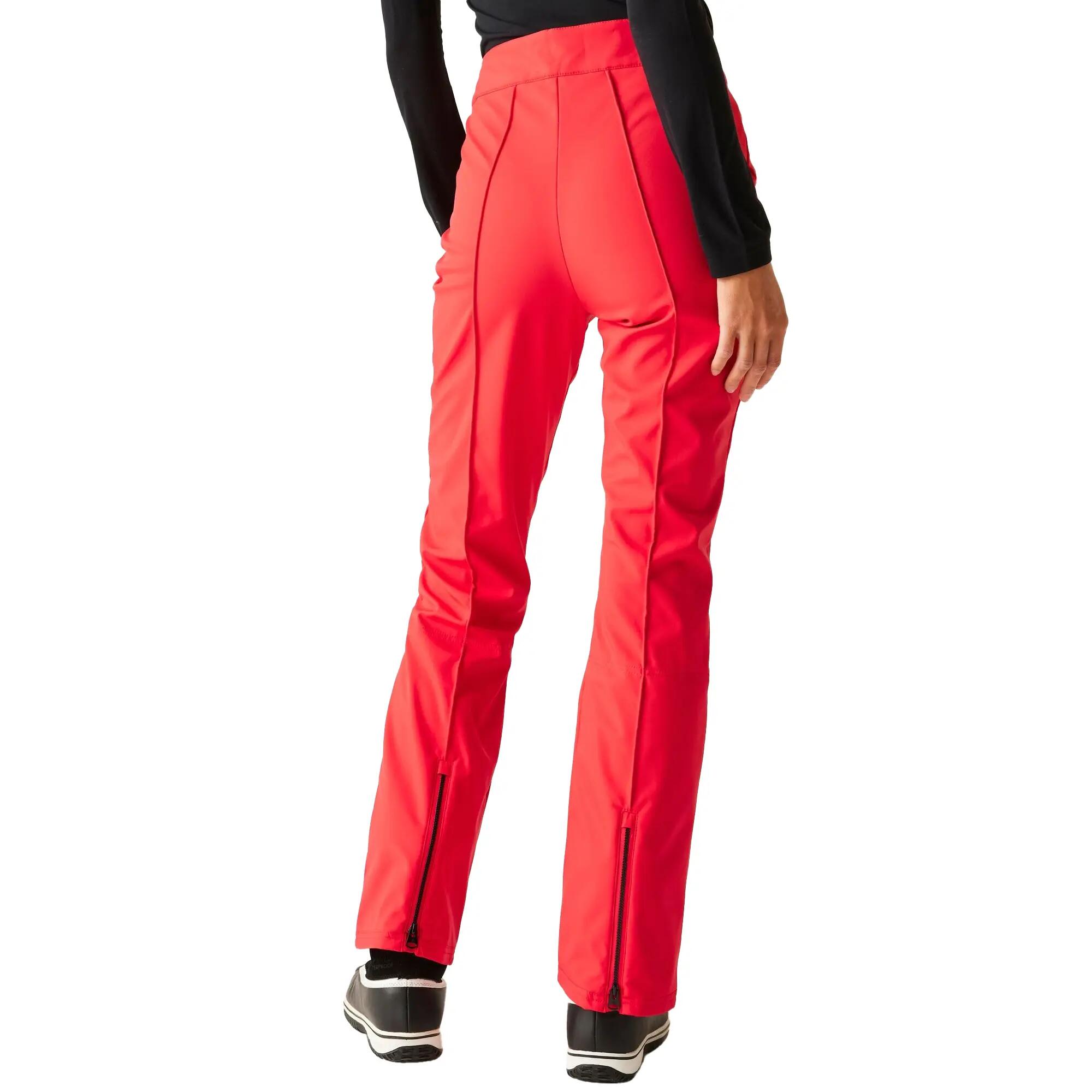 Pantalon De Ski Coupe Bootcut GLIDE Femme (Rouge) 6/6