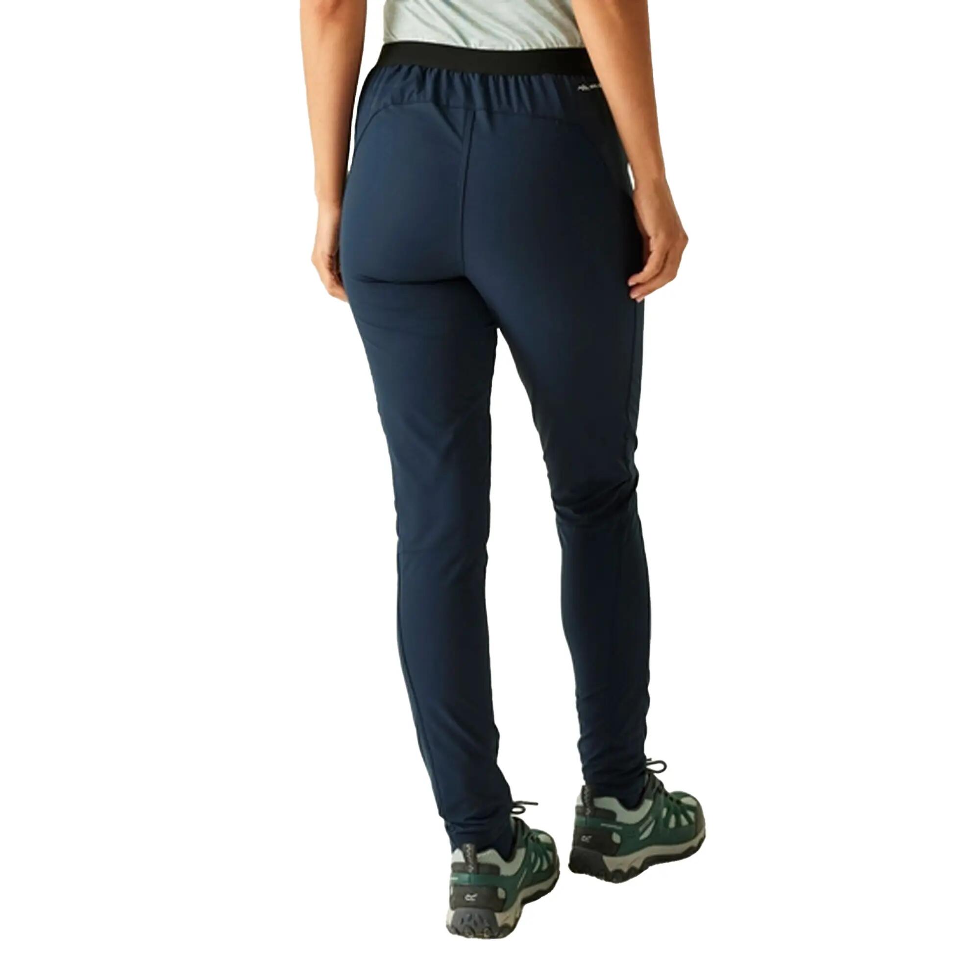 Pantalone Elasticizzato Escursionismo Donna Regatta Pentre II Blu Navy 7/7