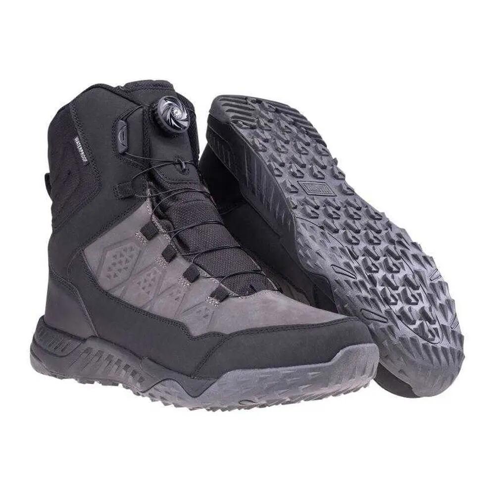 Heren Wenton Leder Mid Cut Waterdichte Tactische Laarzen (Zwart) 7/7