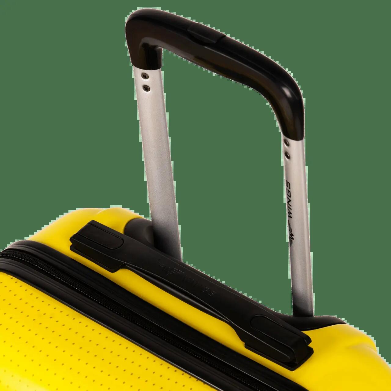 VALISE ENFANT CABINE RIGIDE WINGS BLEU ASTRONAUTE XS 18" 6/10