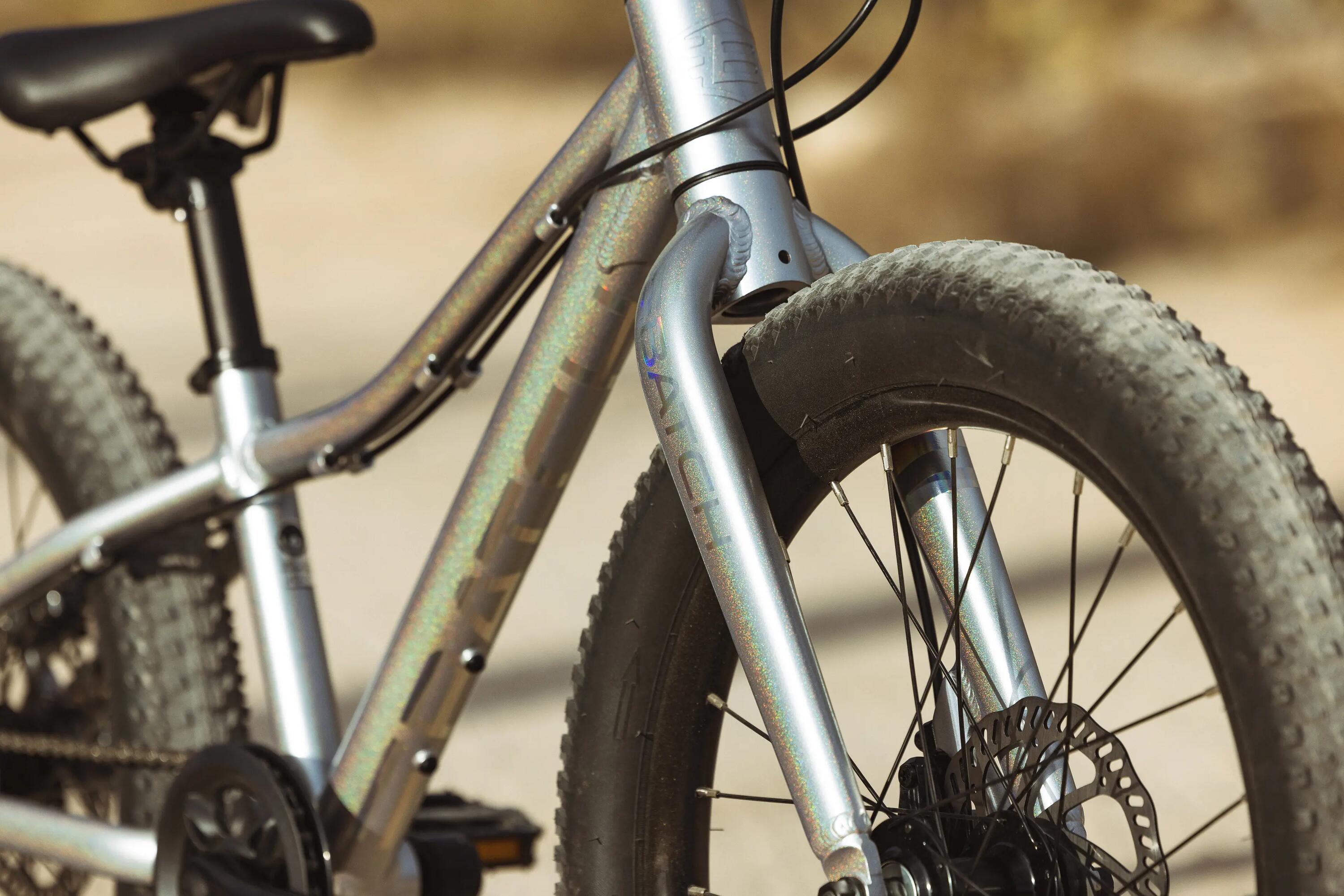 Batch Bicicleta todoterreno Kids 20 pulgadas plateada, para niños de 6 a 9 años 14/15