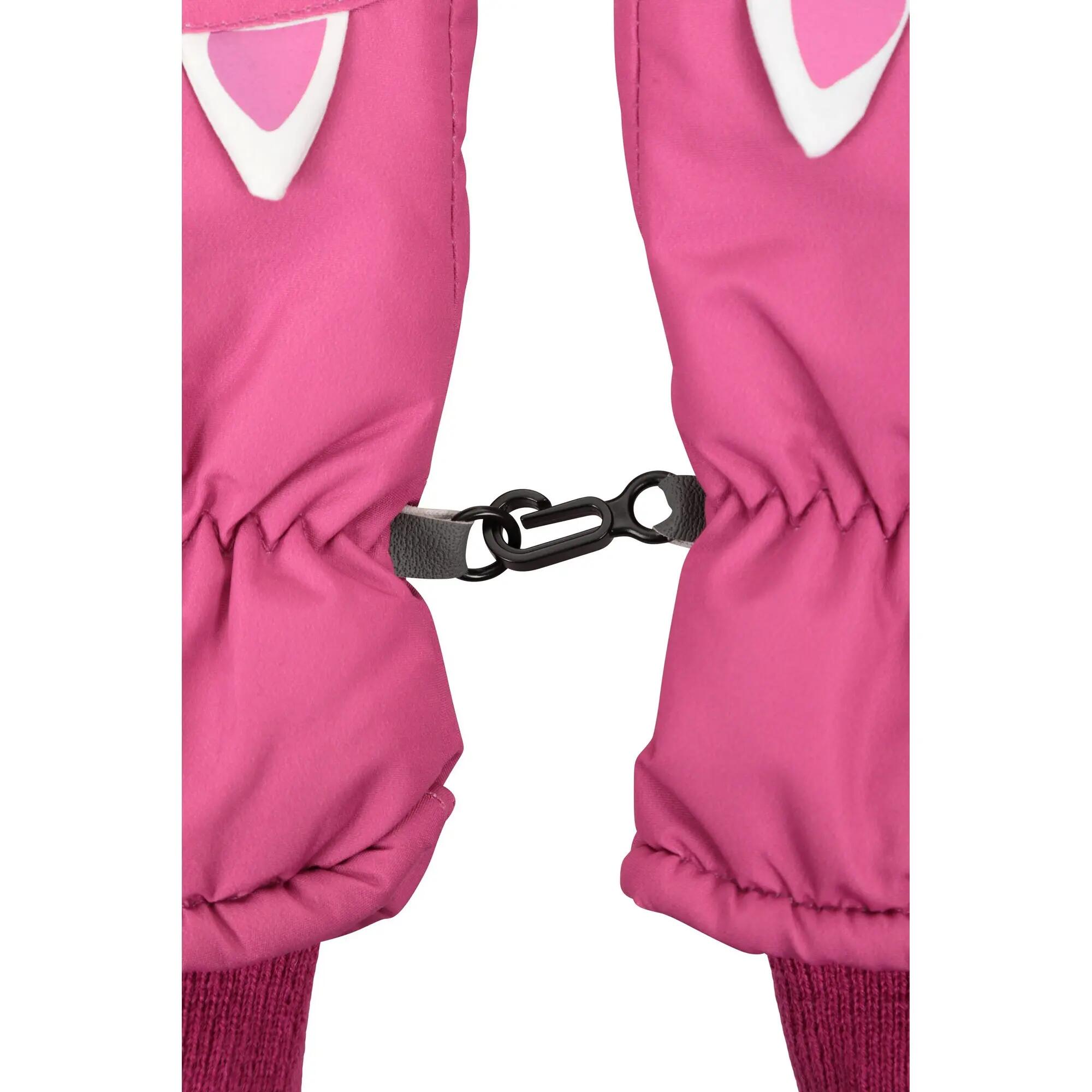 Einhorn Skihandschuhe "Critter" Mädchen Pink 5/5