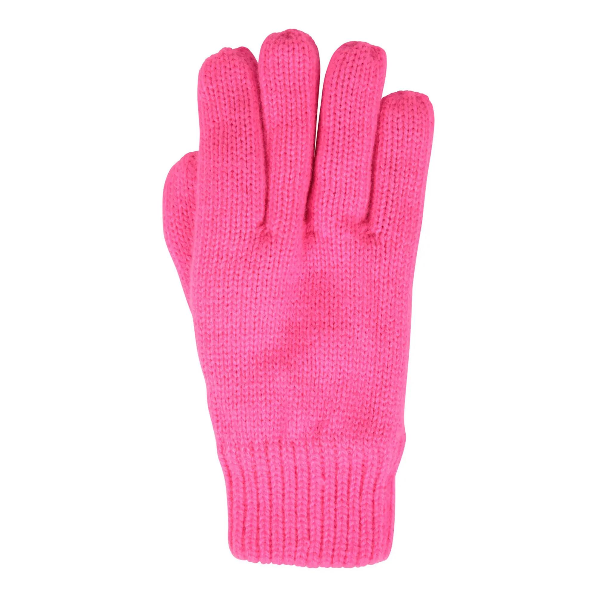 Jerseyware Handschuhe, Thinsulate Thermisches Material Kinder Leuchtend Rosa 3/4