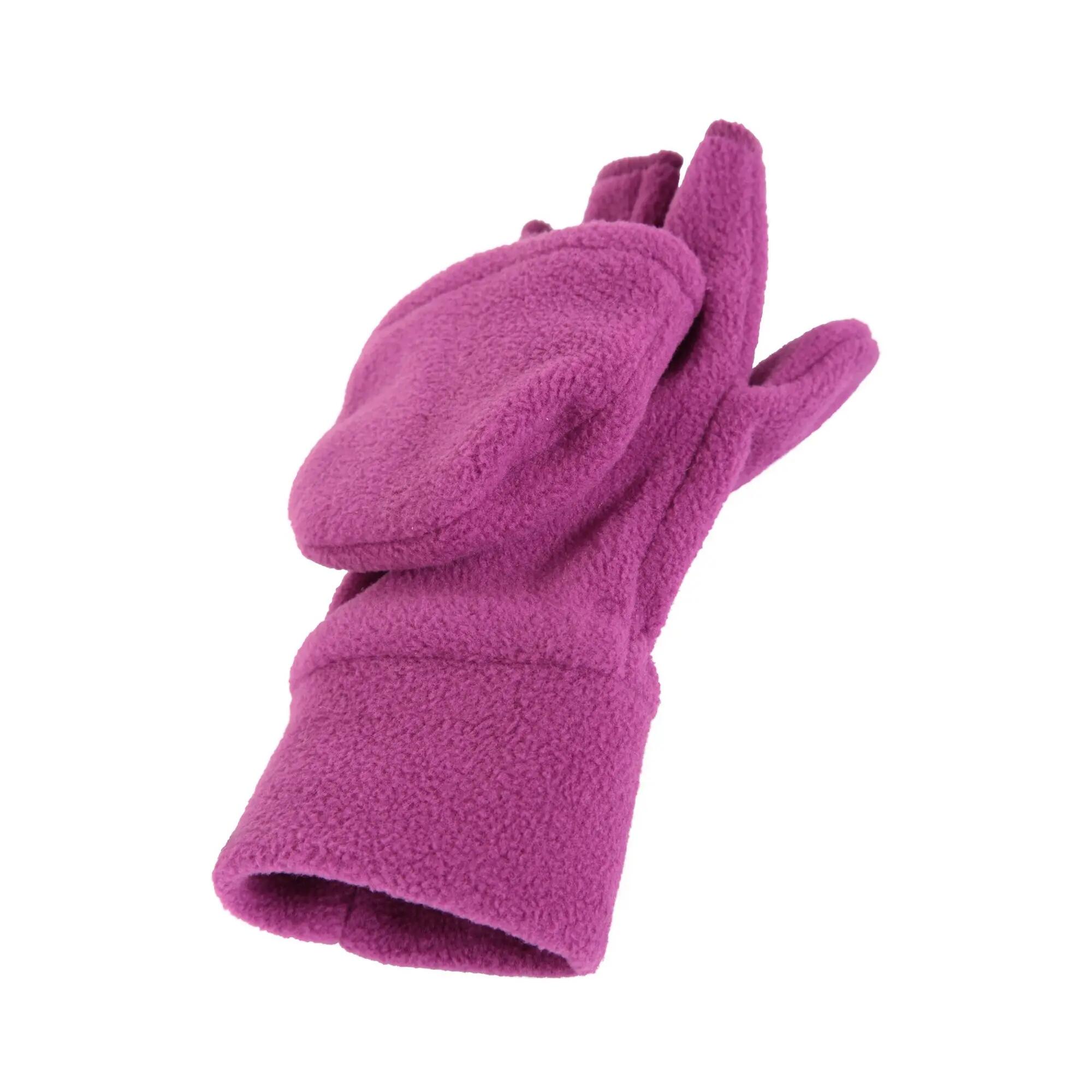 Fäustlinge, Fleece Fingerlos Kinder Pink 5/5