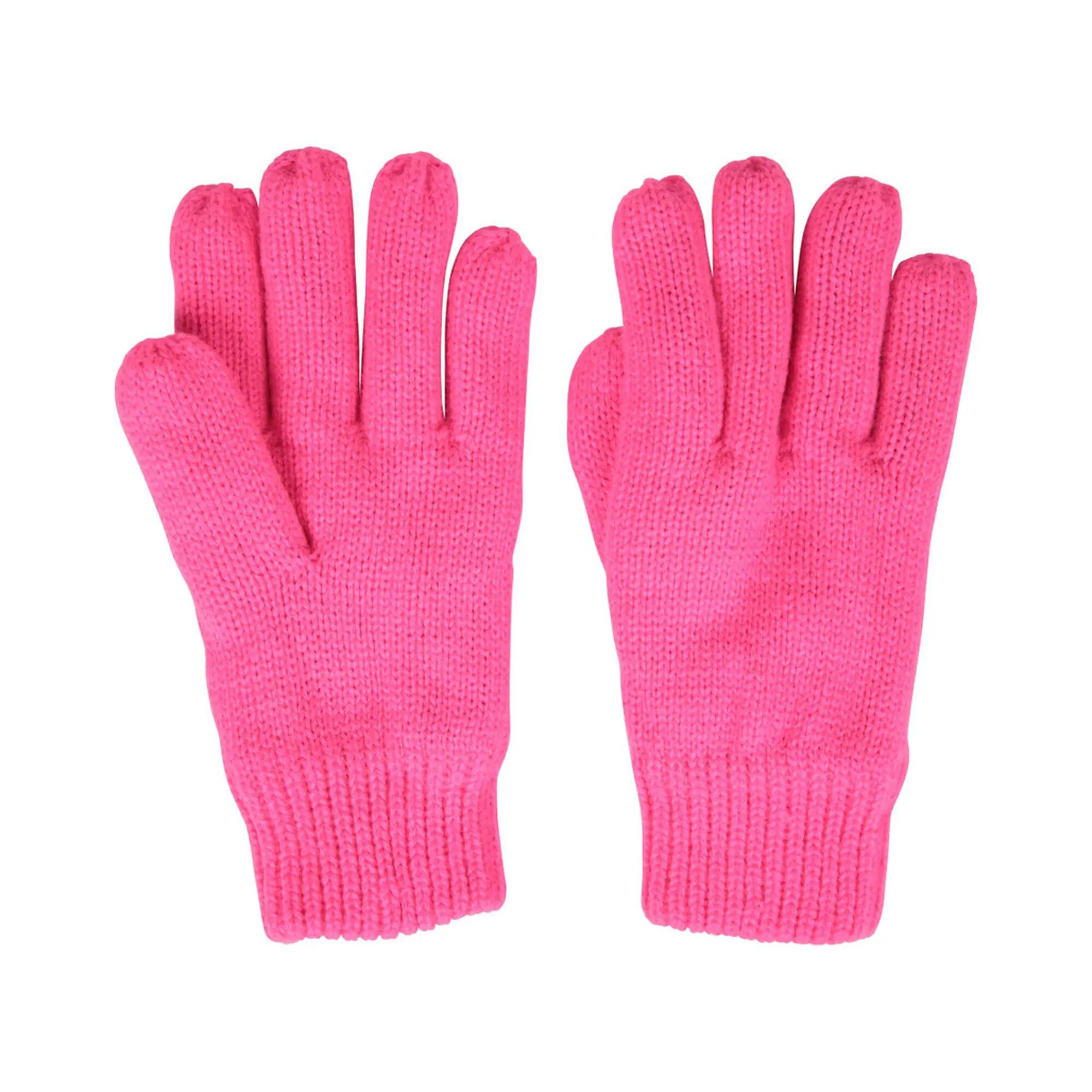 Jerseyware Handschuhe, Thinsulate Thermisches Material Kinder Leuchtend Rosa 2/4