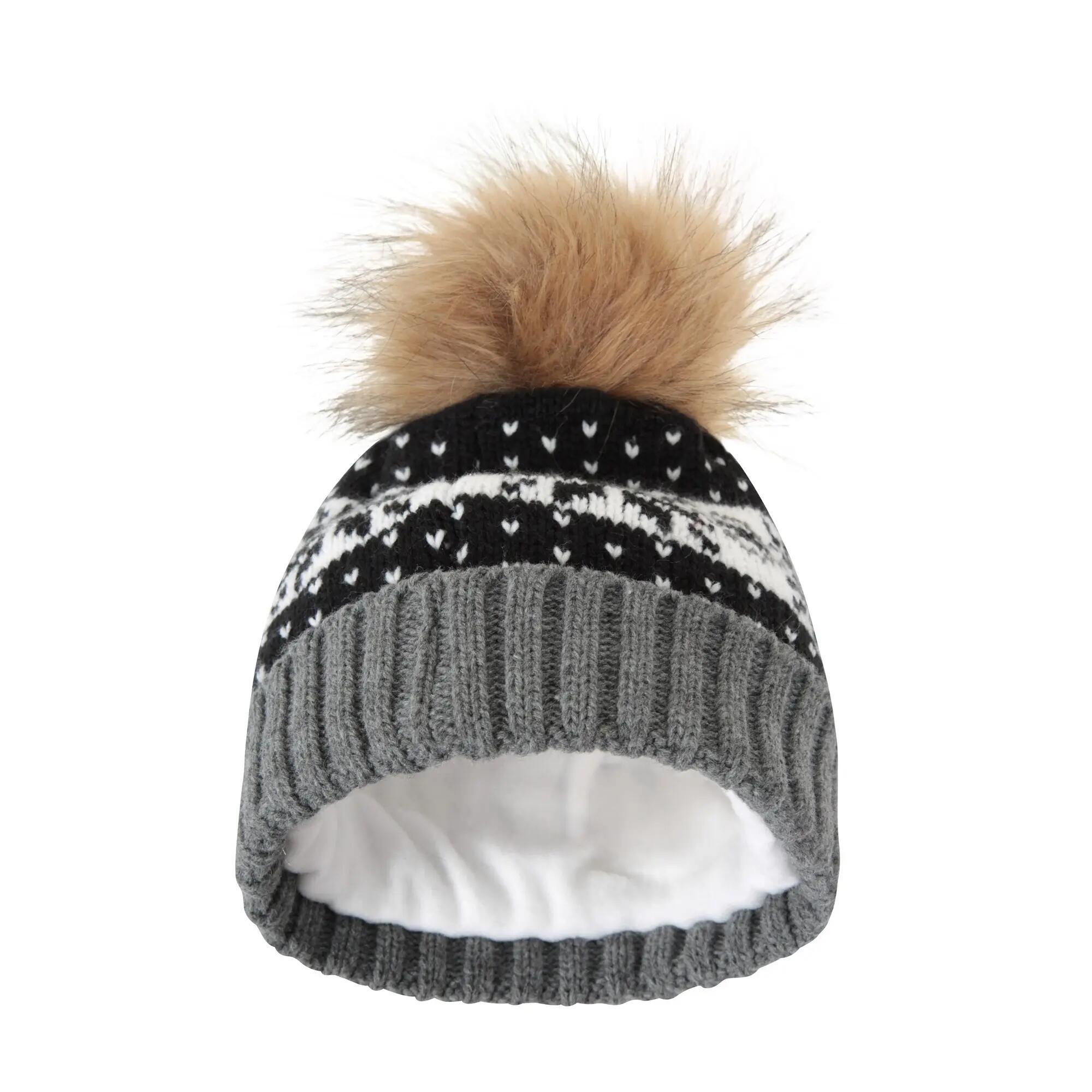 Cappello A Cuffia Isola Bella Pom Pom Donna Mountain Warehouse Nero 5/5