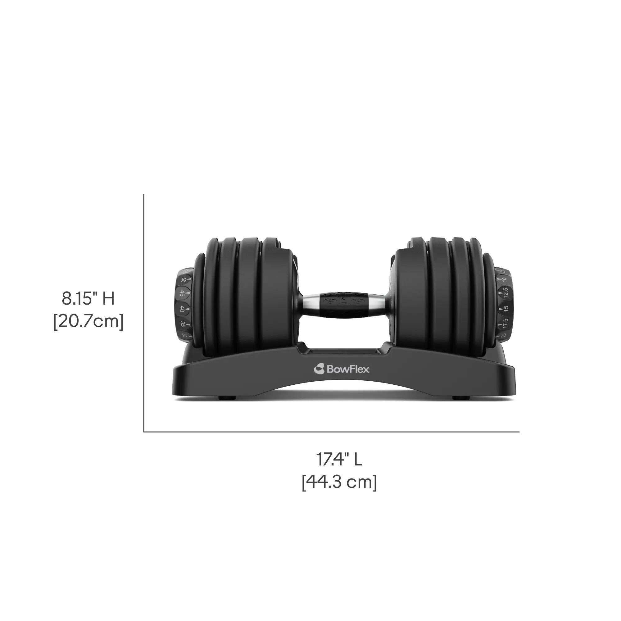 Manubrio regolabile SelectTech 52 (coppia) - 2-24 kg, 15 livelli di peso 7/11