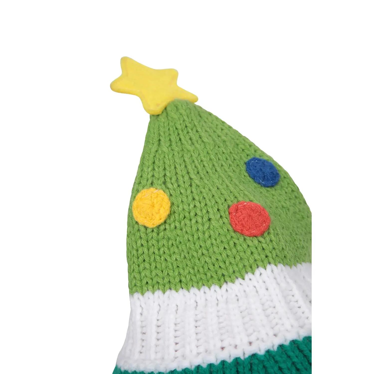 Bonnet D'hiver Motif/style Noël Enfant (Vert) 5/5
