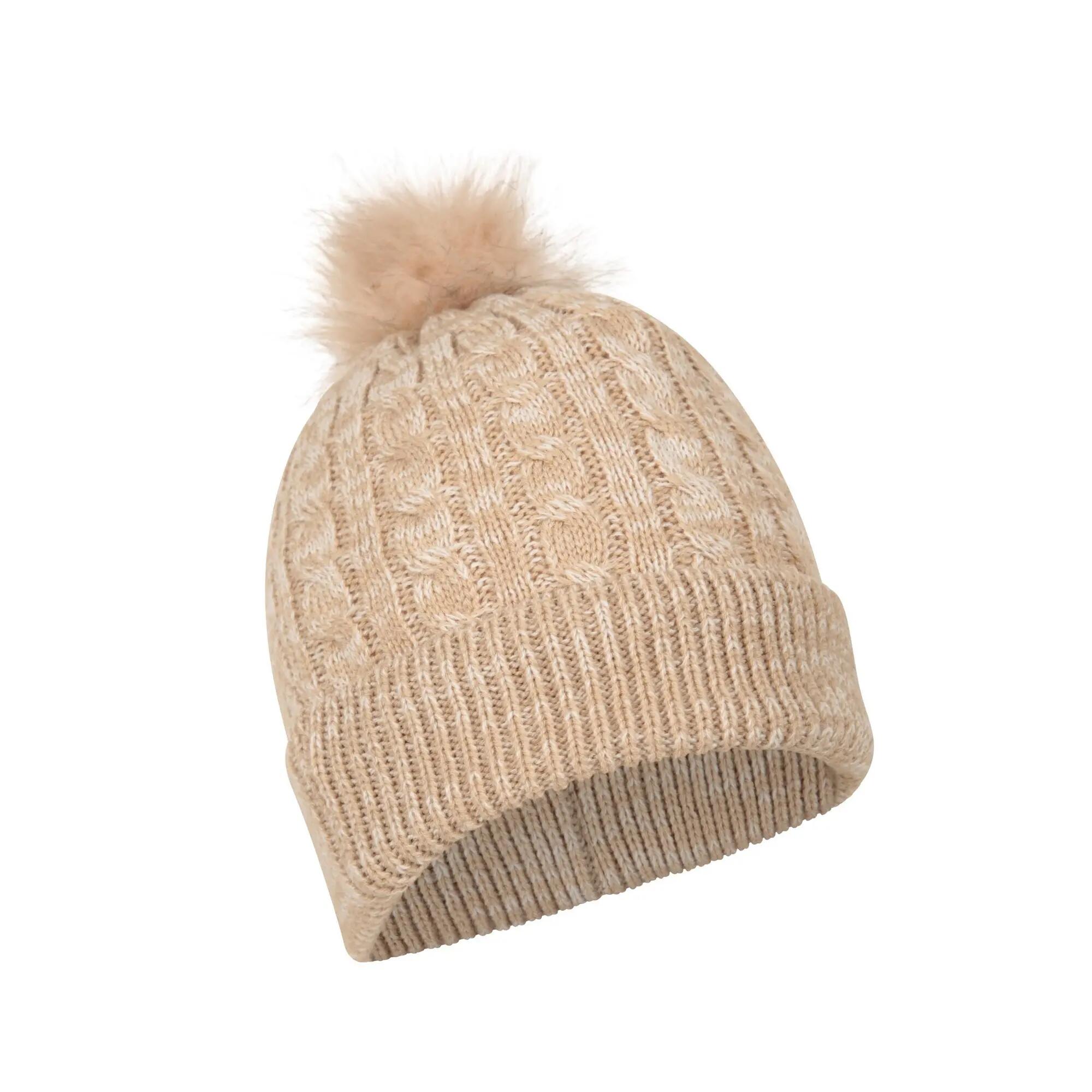 Berretto Pom Pom Donna Mountain Warehouse Beige 6/6